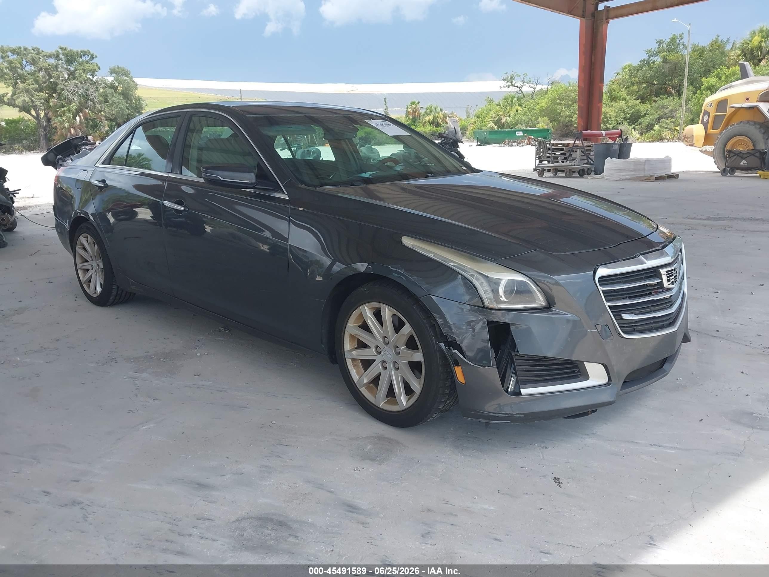 2015 Cadillac Cts Standard Серый vin: 1G6AP5SX8F0114346