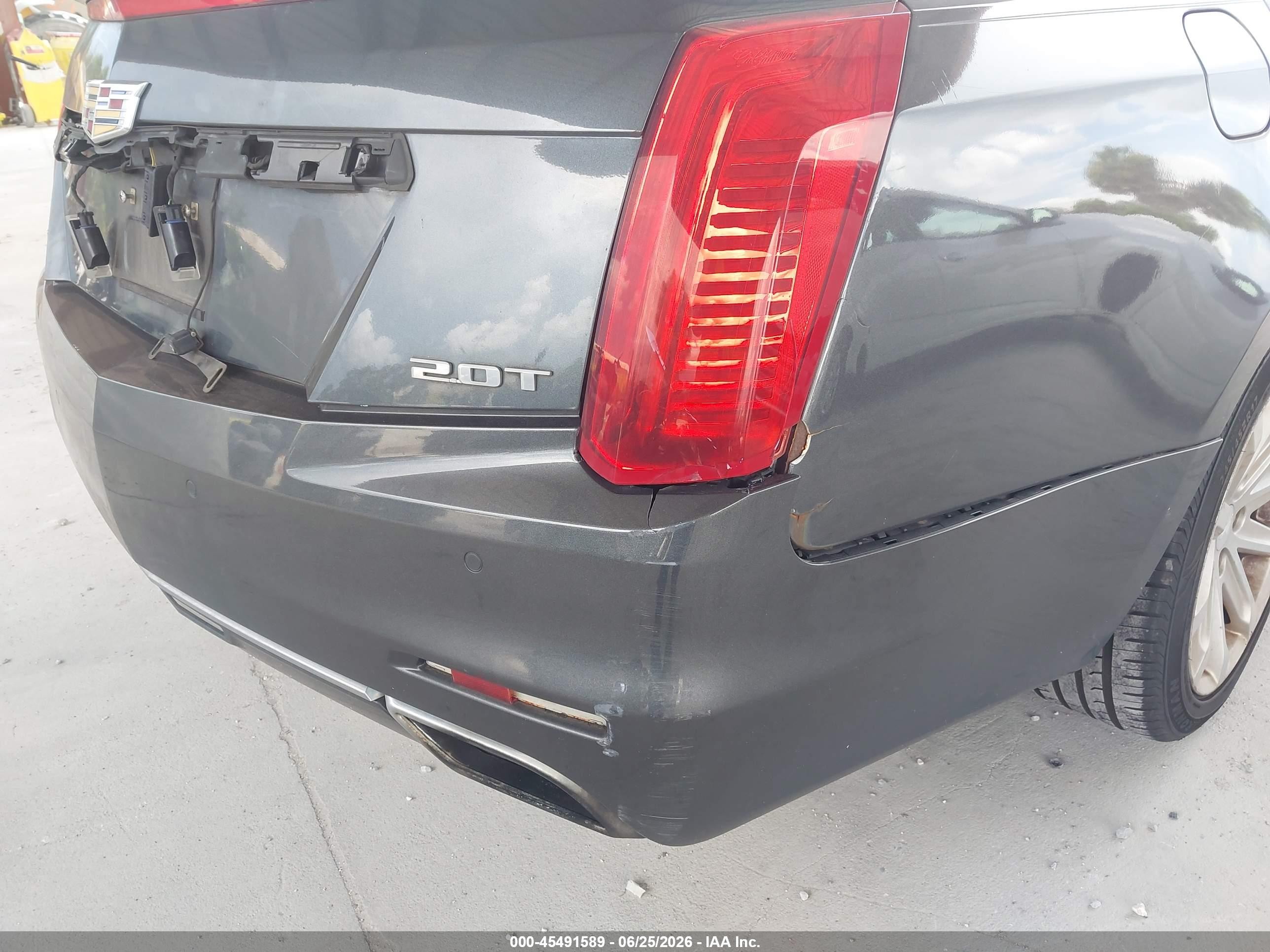 2015 Cadillac Cts Standard Gray vin: 1G6AP5SX8F0114346