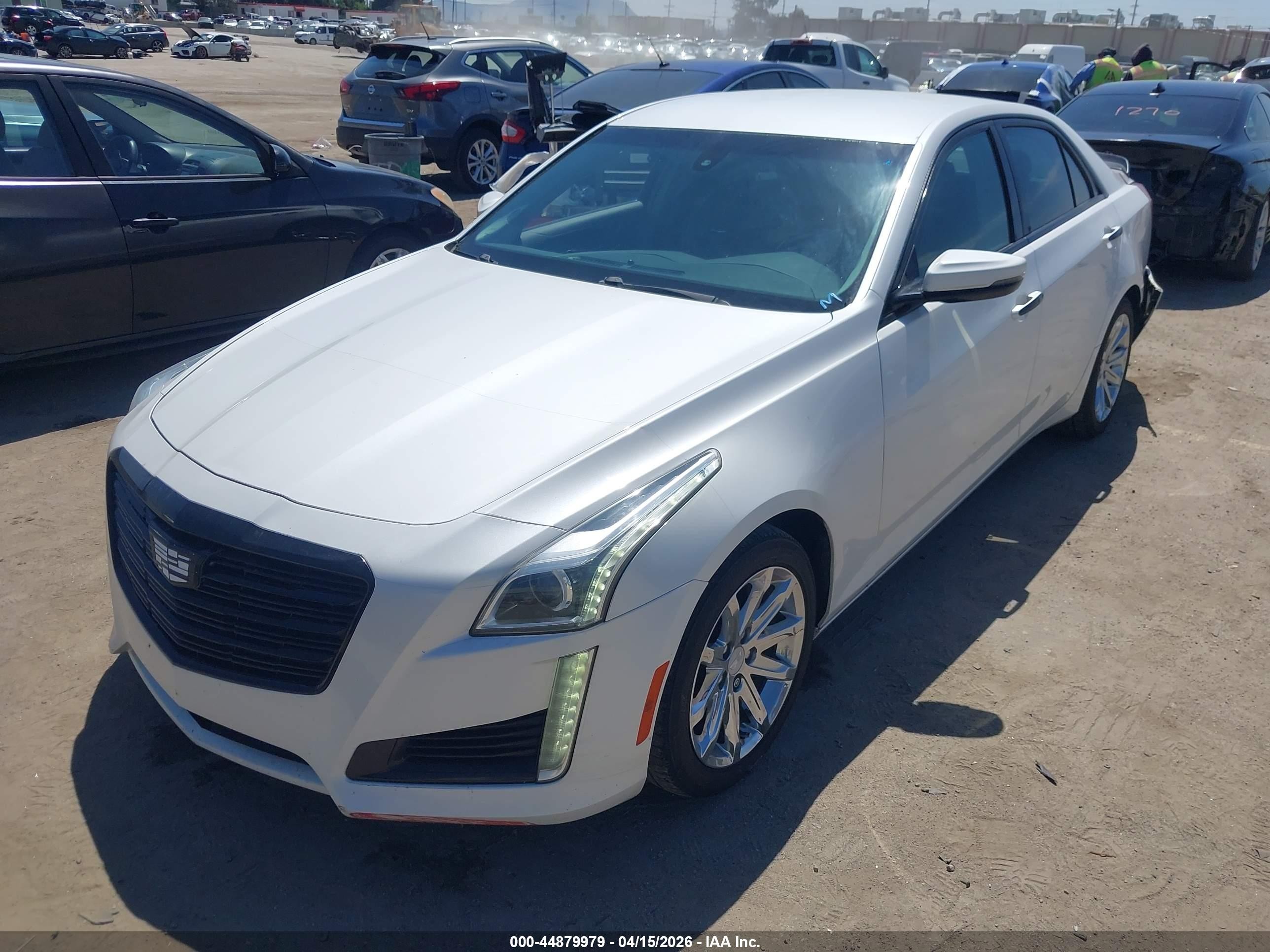 2015 Cadillac Cts Standard White vin: 1G6AP5SX8F0117974