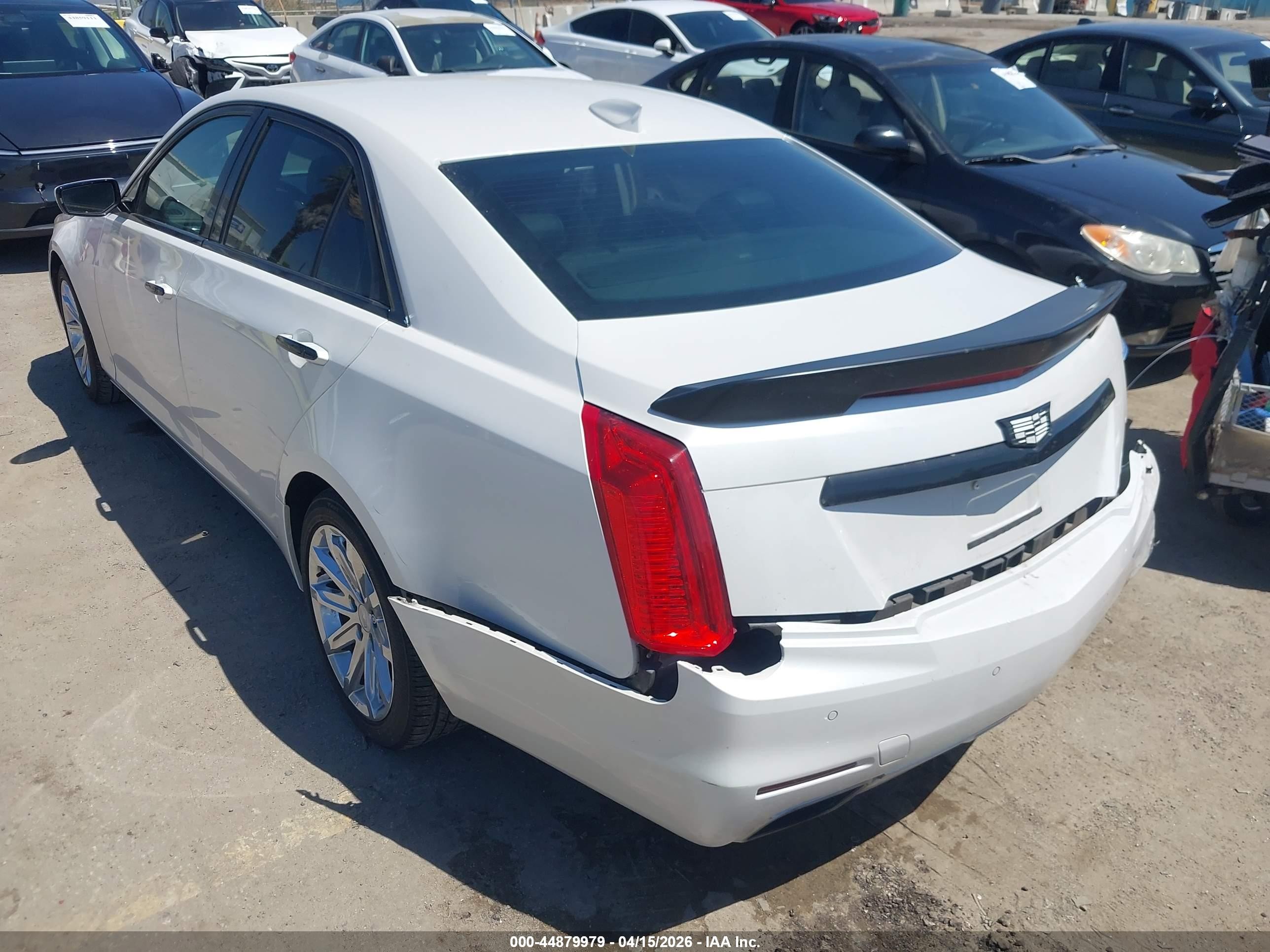 2015 Cadillac Cts Standard White vin: 1G6AP5SX8F0117974