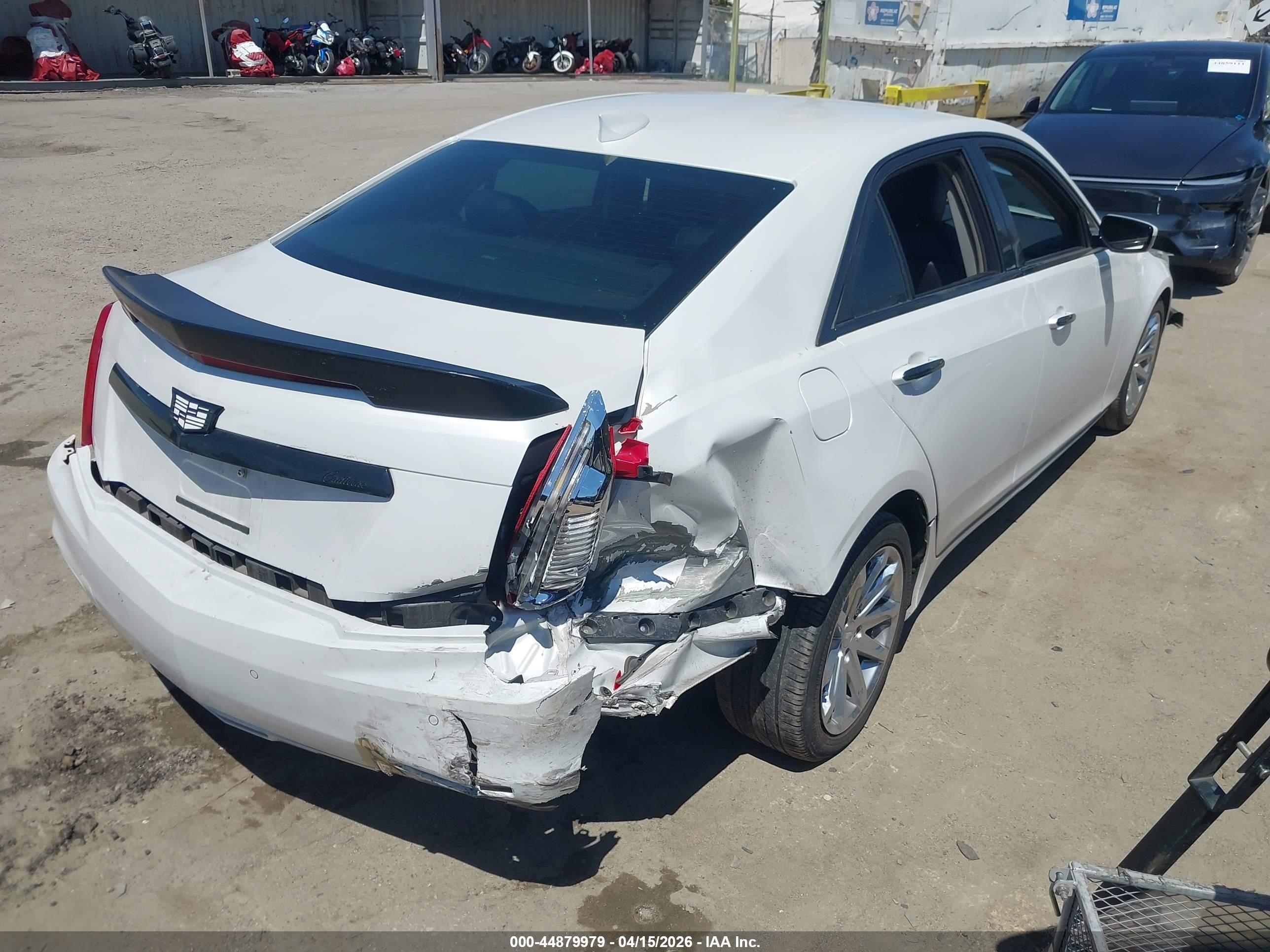 2015 Cadillac Cts Standard White vin: 1G6AP5SX8F0117974