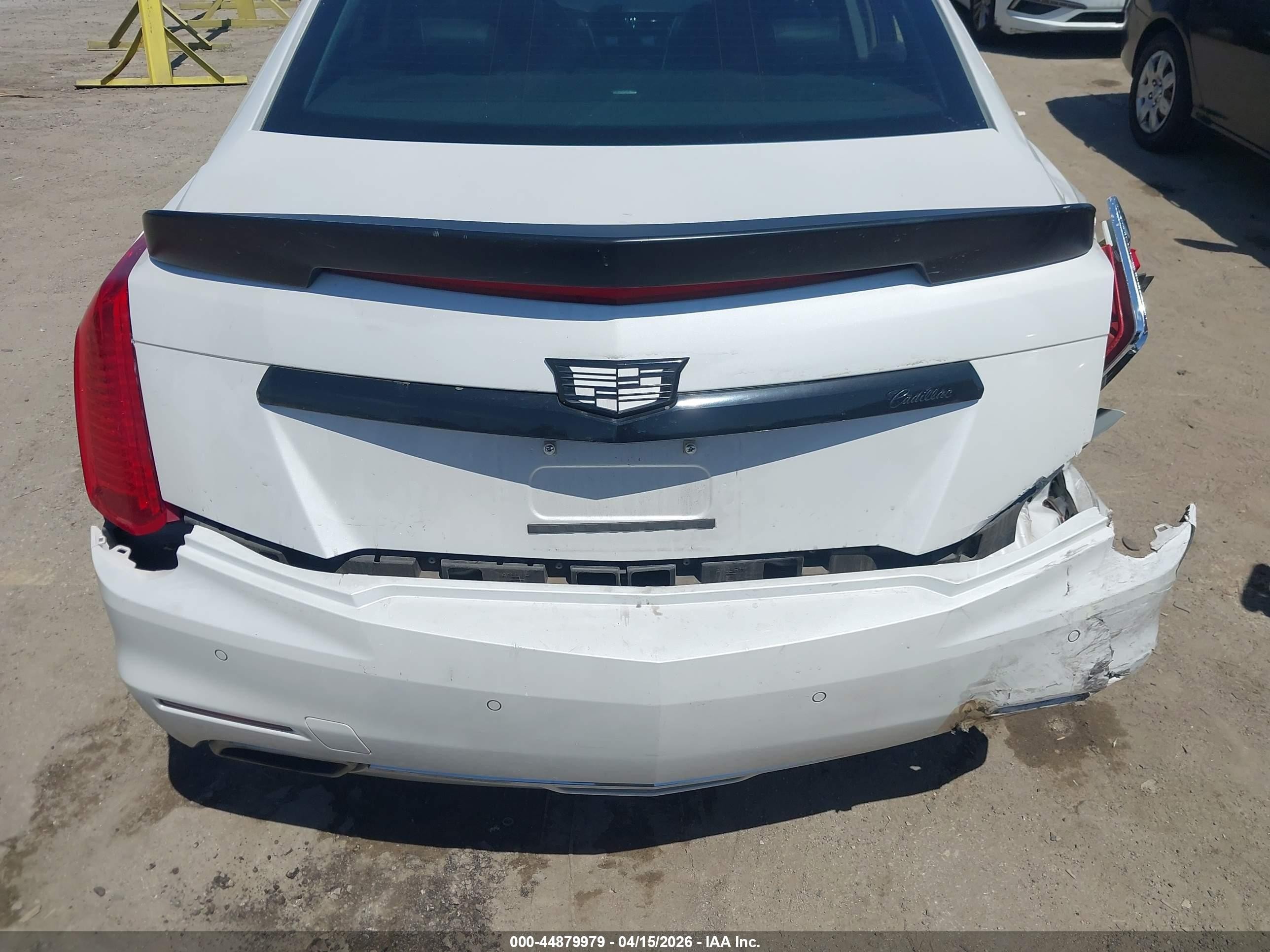 2015 Cadillac Cts Standard White vin: 1G6AP5SX8F0117974