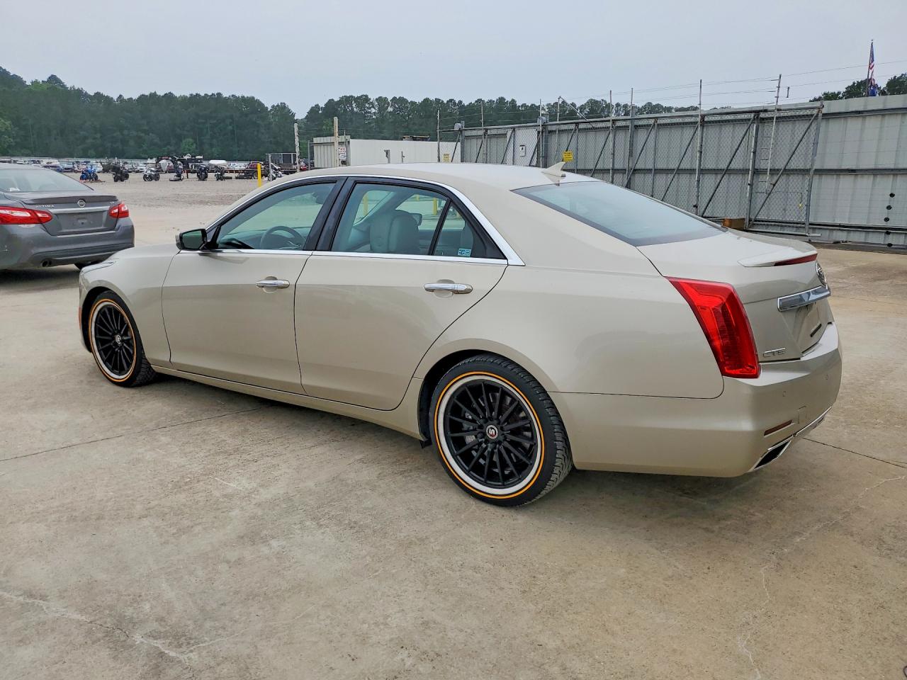 2014 Cadillac Cts Beige vin: 1G6AP5SX9E0156913