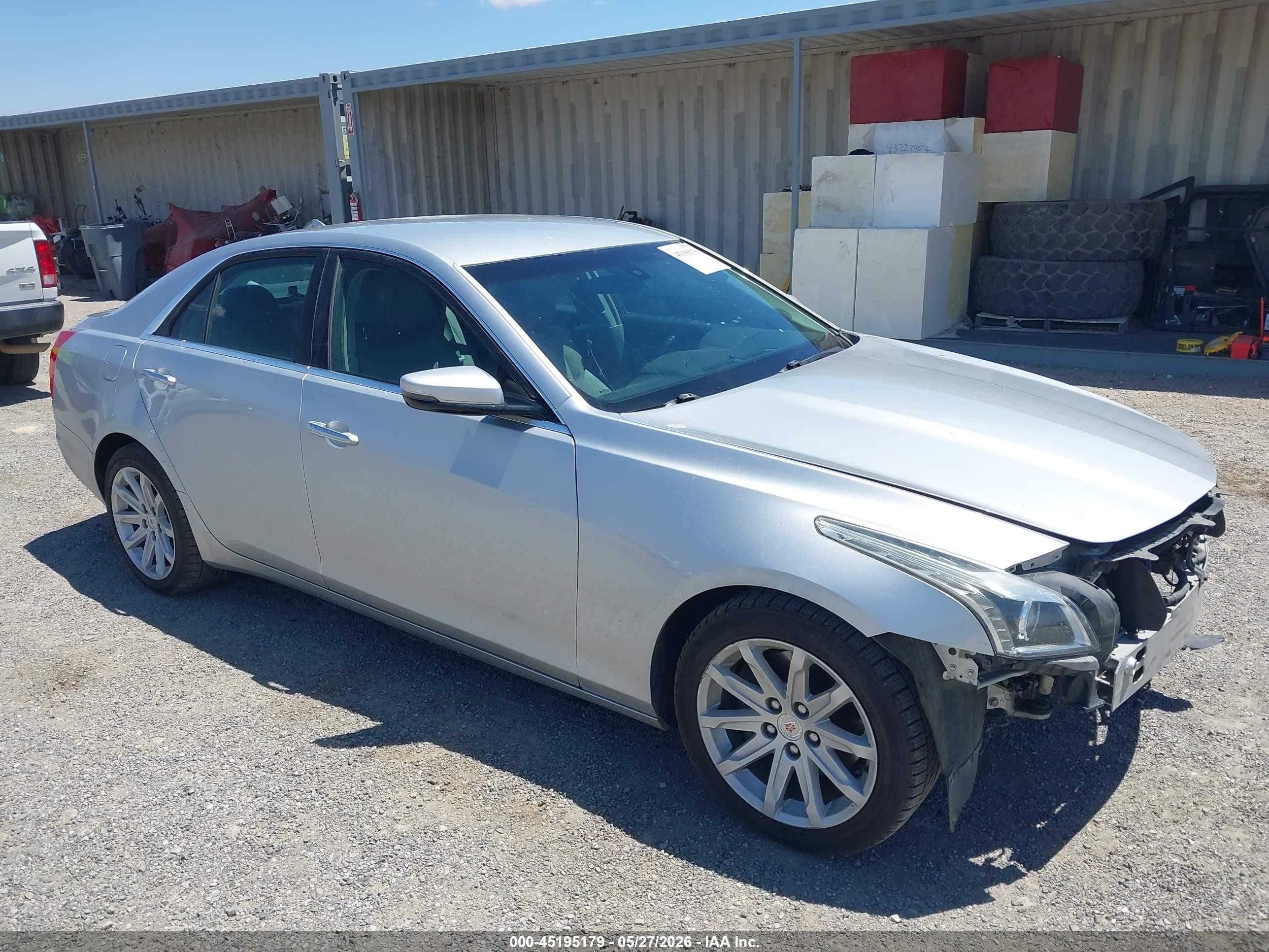 2014 Cadillac Cts Standard Silver vin: 1G6AP5SX9E0178619