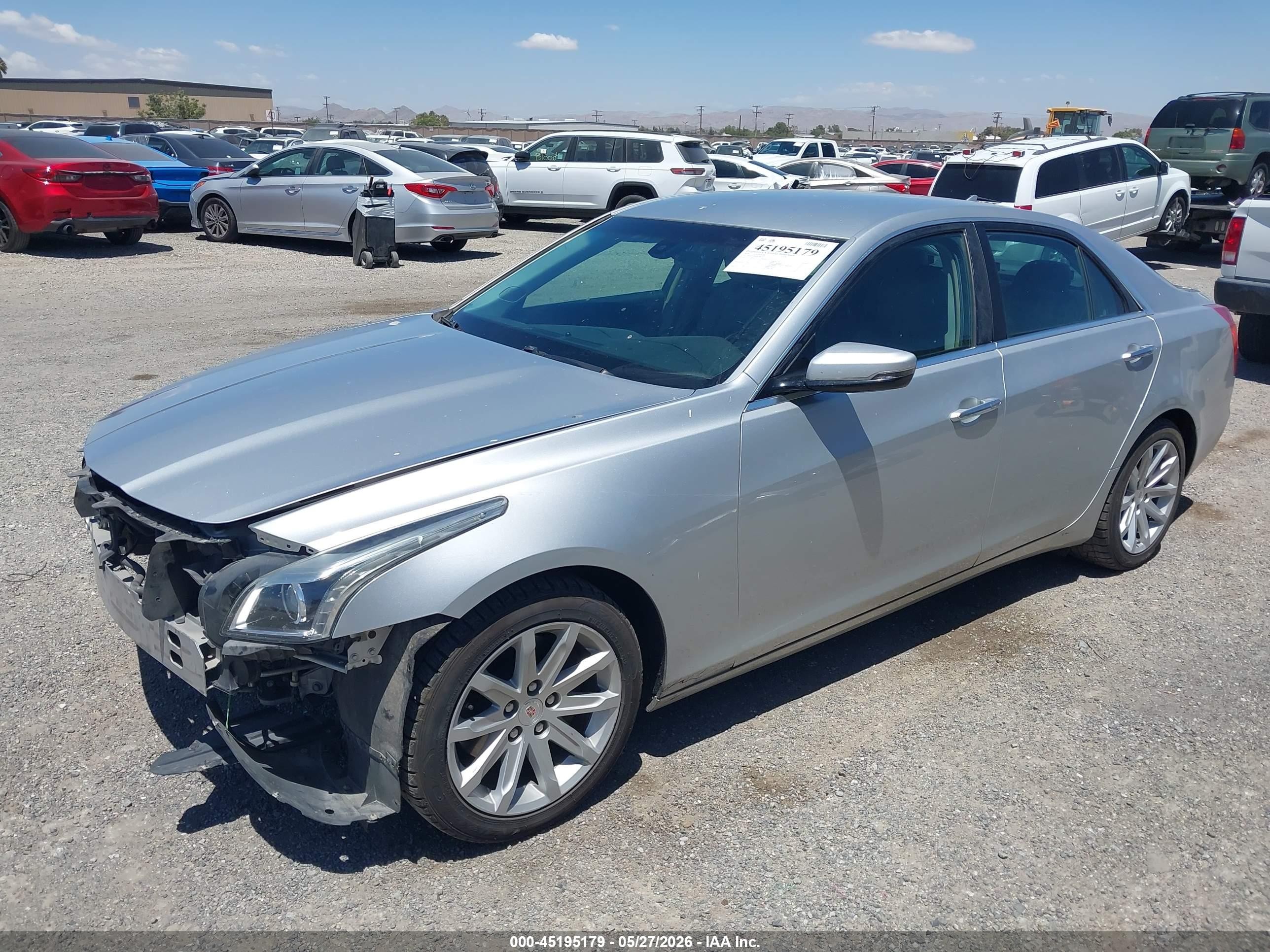 2014 Cadillac Cts Standard Silver vin: 1G6AP5SX9E0178619