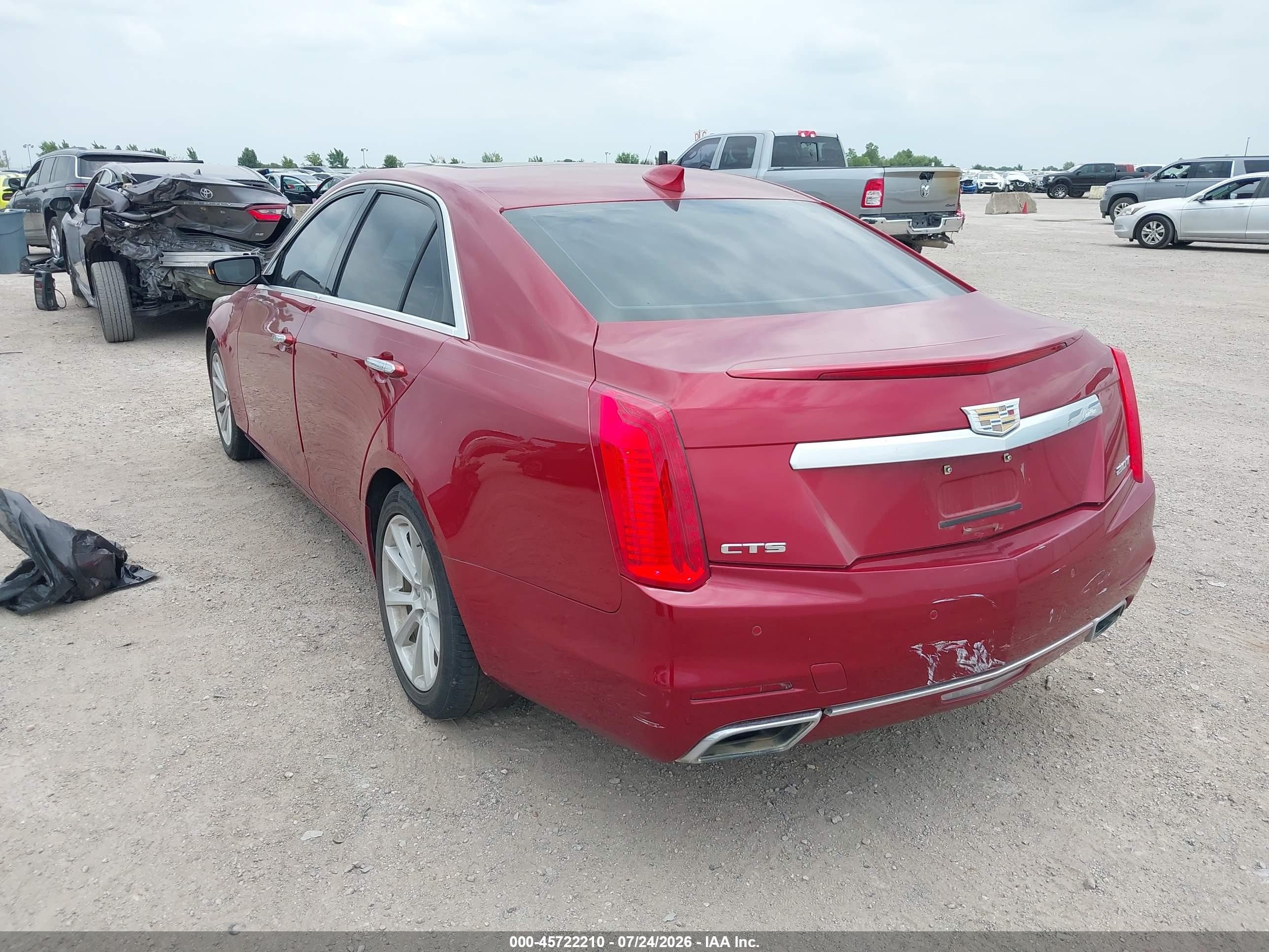 2015 Cadillac Cts Standard Темно-бордовый vin: 1G6AP5SX9F0136985