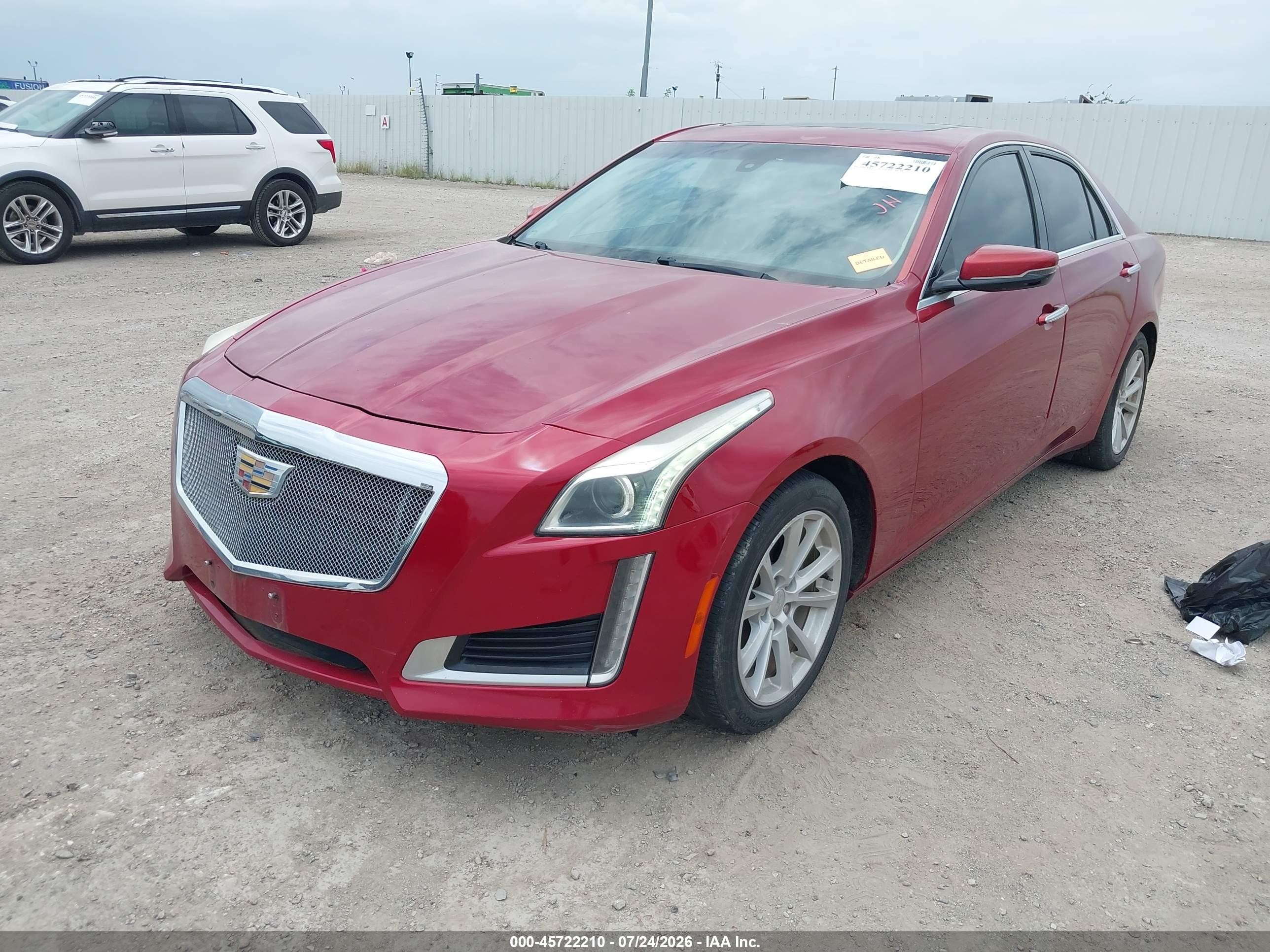 2015 Cadillac Cts Standard Темно-бордовый vin: 1G6AP5SX9F0136985