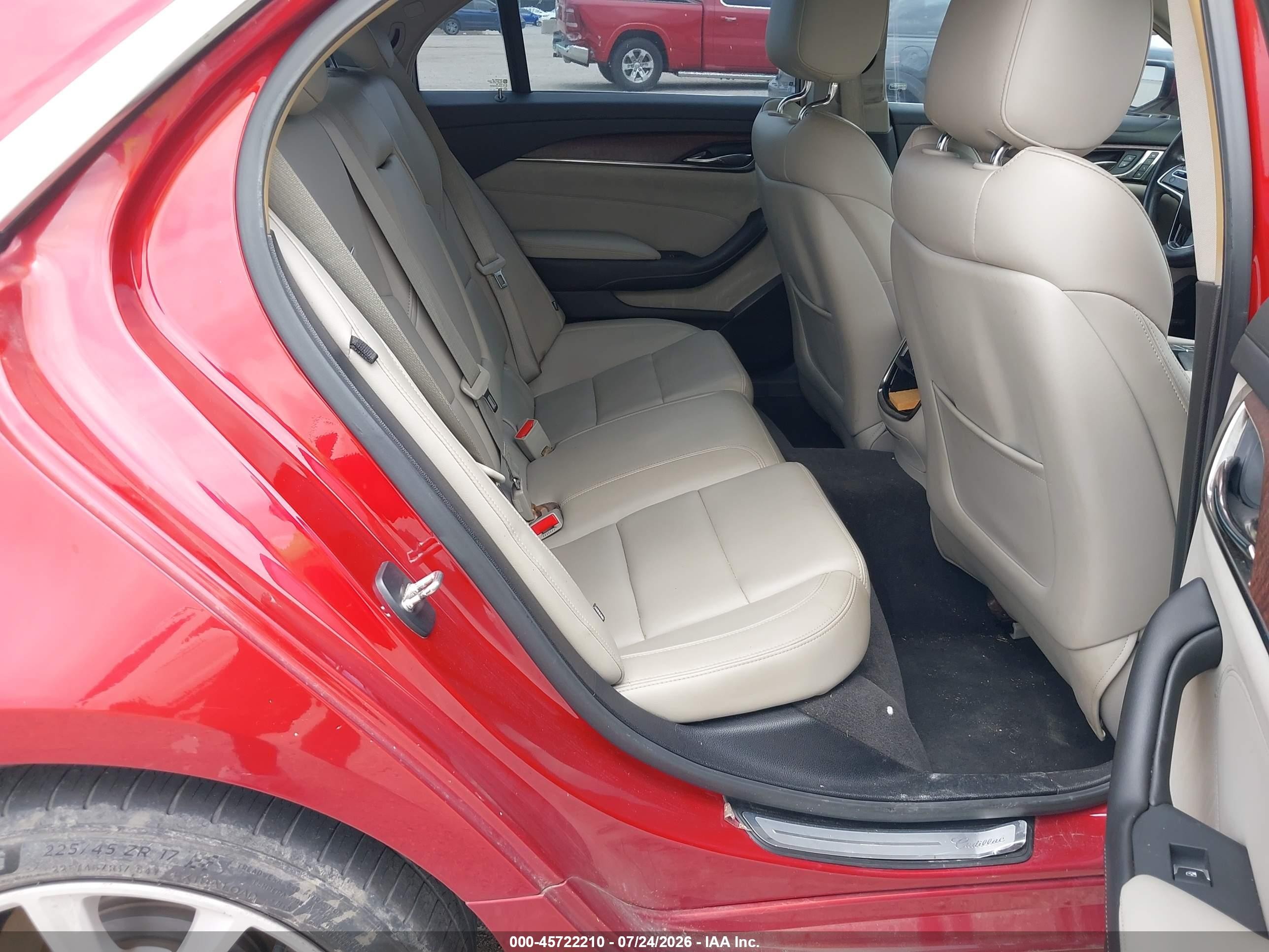 2015 Cadillac Cts Standard Темно-бордовый vin: 1G6AP5SX9F0136985