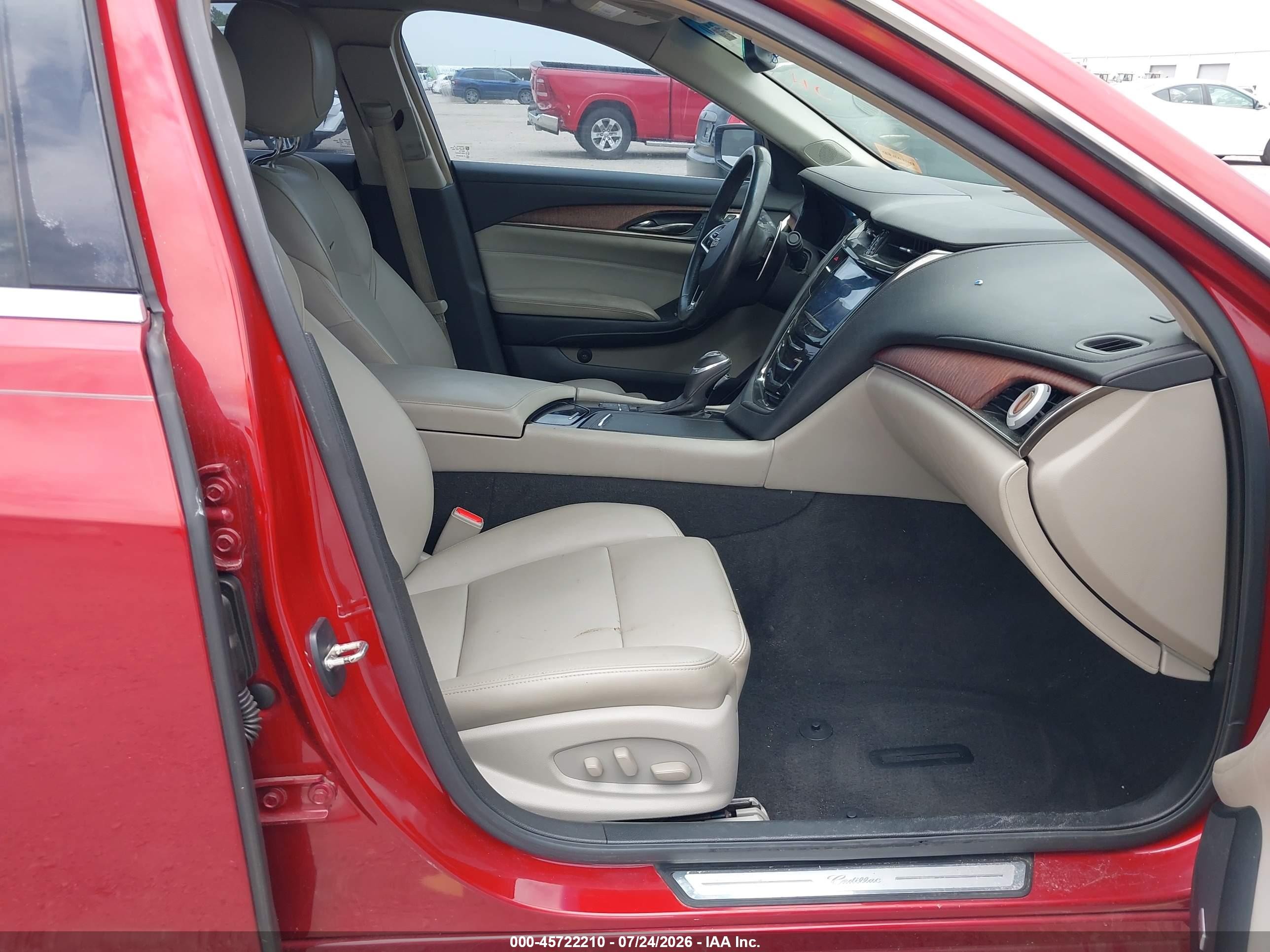 2015 Cadillac Cts Standard Темно-бордовый vin: 1G6AP5SX9F0136985