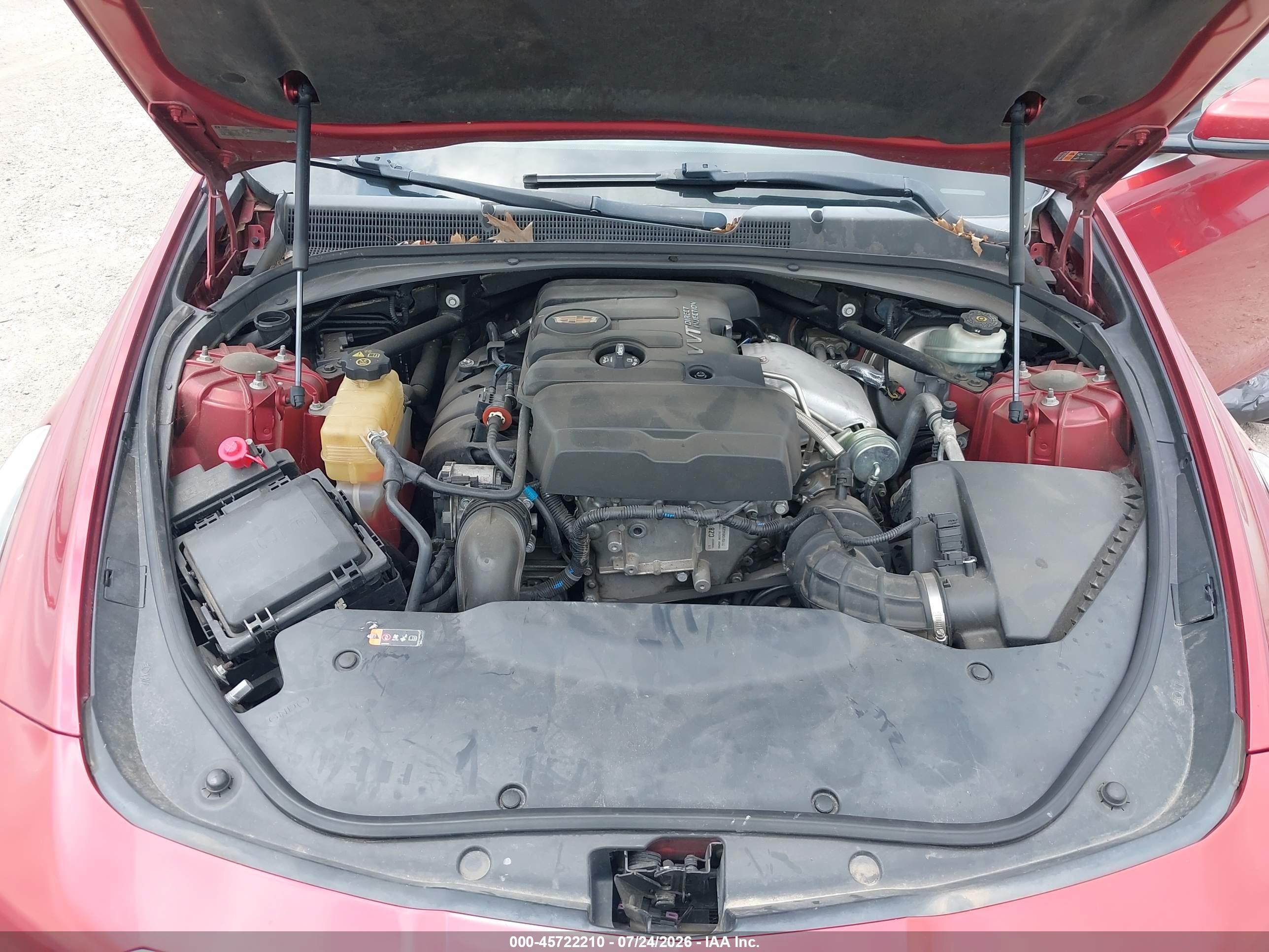 2015 Cadillac Cts Standard Темно-бордовый vin: 1G6AP5SX9F0136985