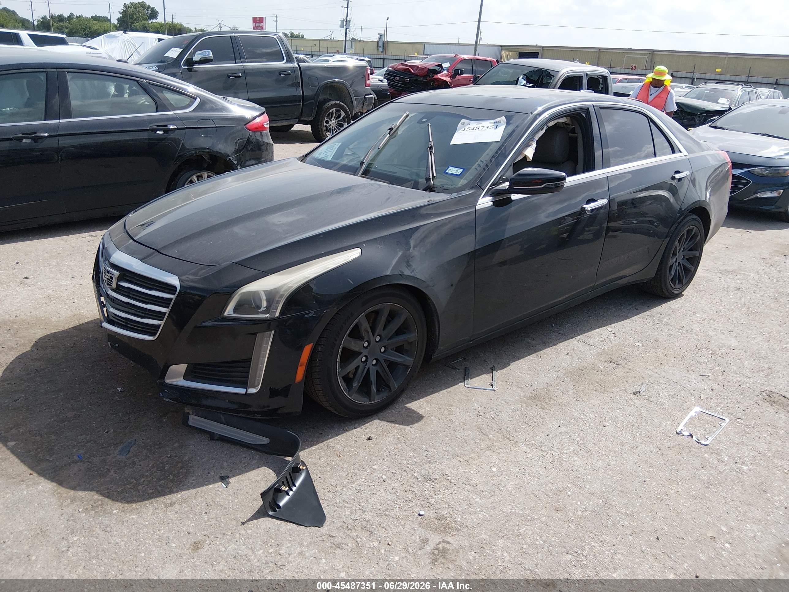 2015 Cadillac Cts Standard Black vin: 1G6AP5SX9F0140664