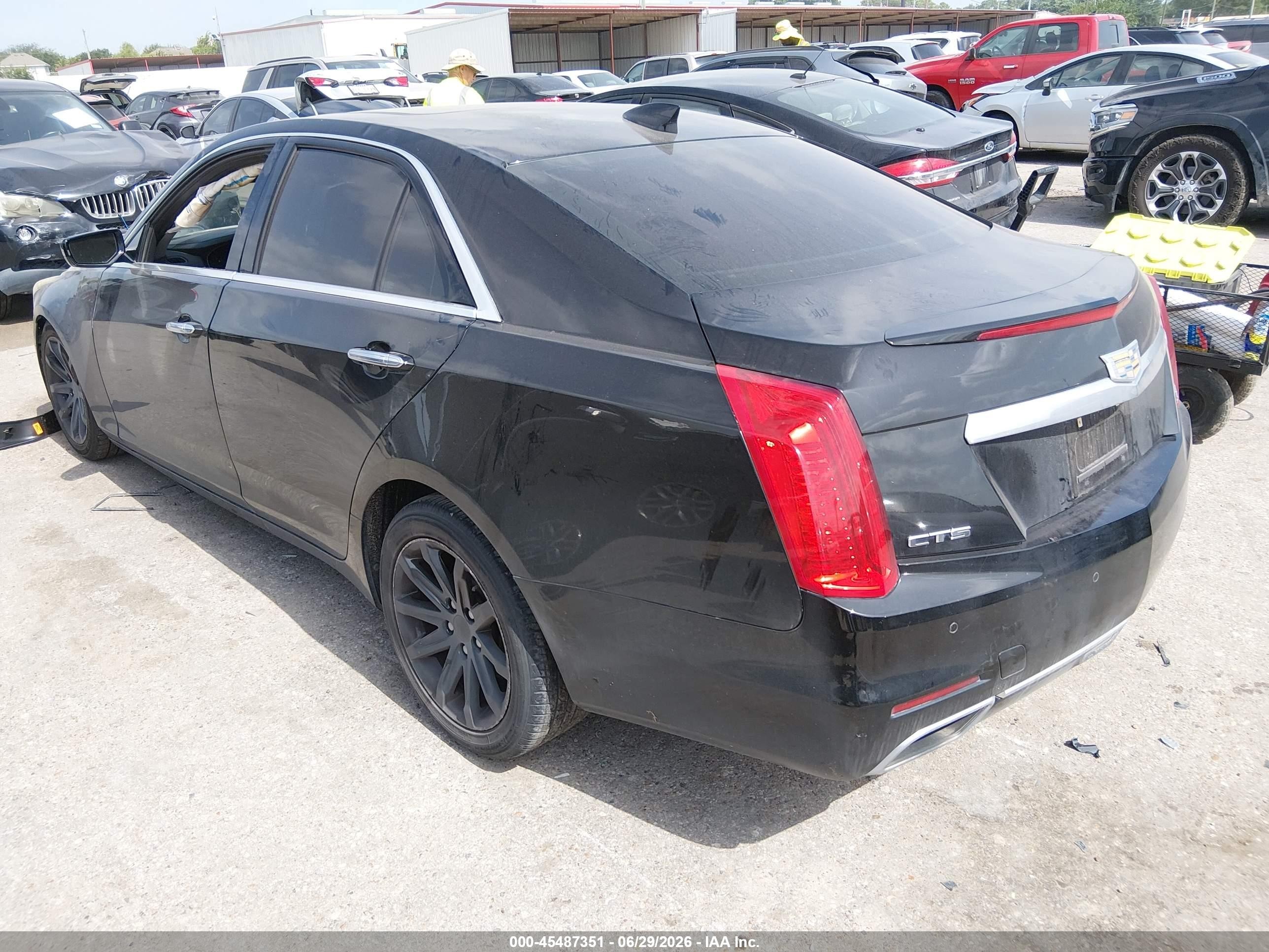 2015 Cadillac Cts Standard Black vin: 1G6AP5SX9F0140664