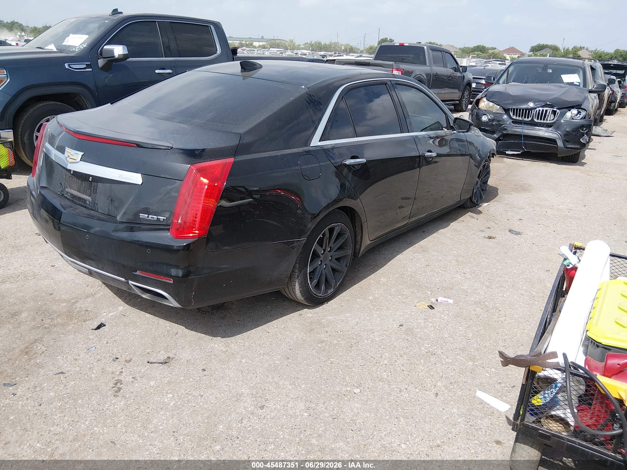2015 Cadillac Cts Standard Black vin: 1G6AP5SX9F0140664