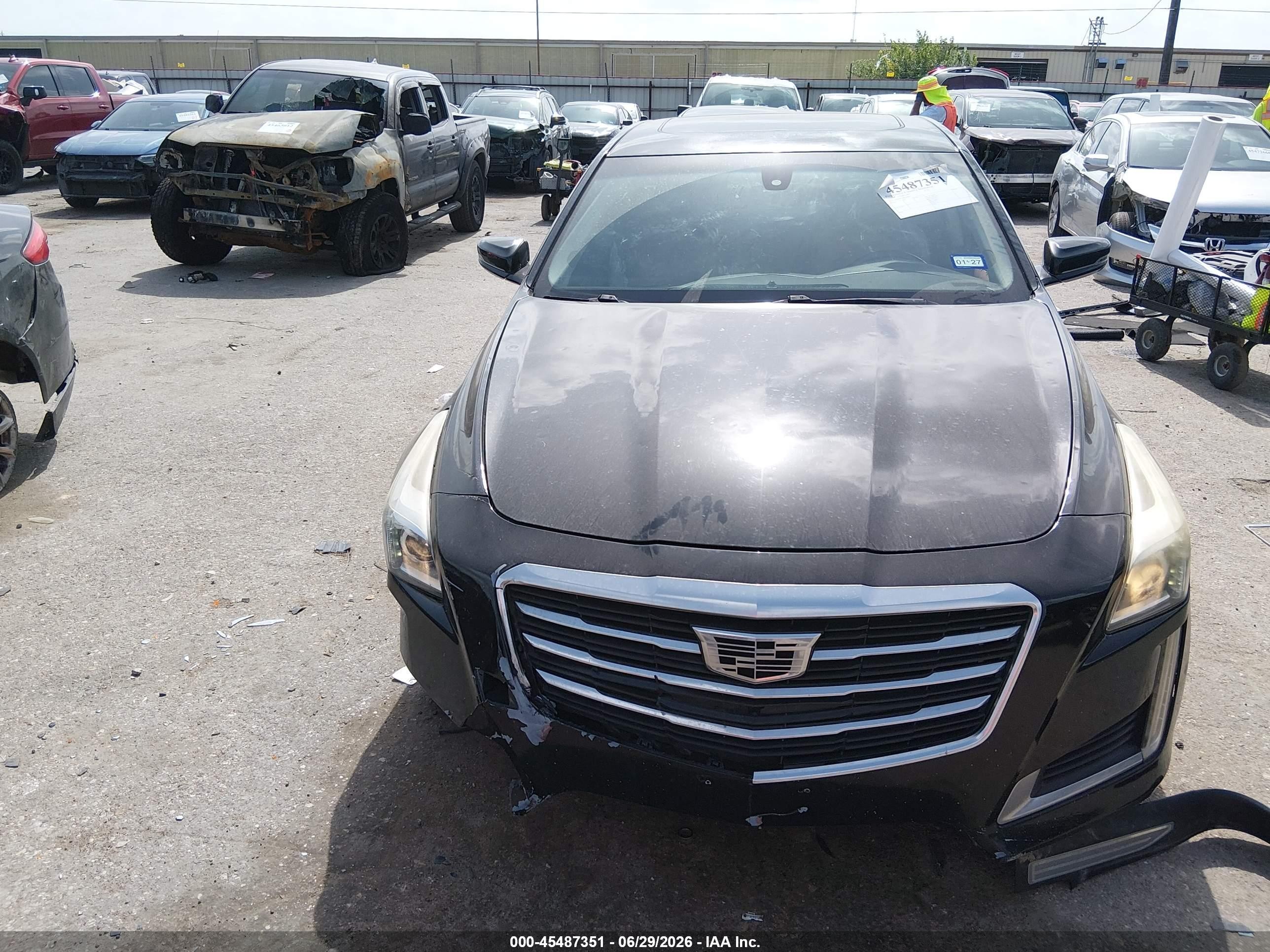 2015 Cadillac Cts Standard Black vin: 1G6AP5SX9F0140664