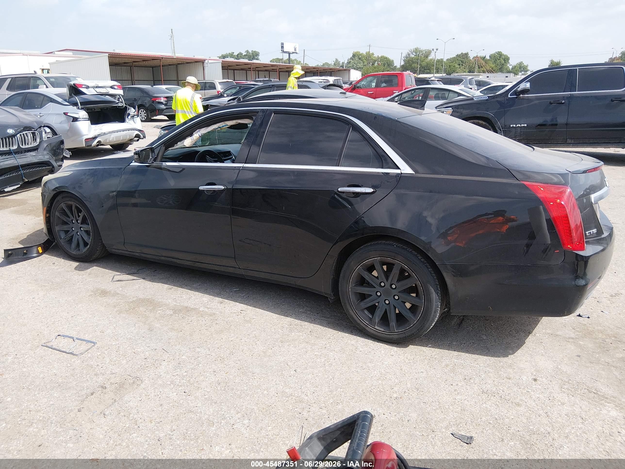 2015 Cadillac Cts Standard Black vin: 1G6AP5SX9F0140664