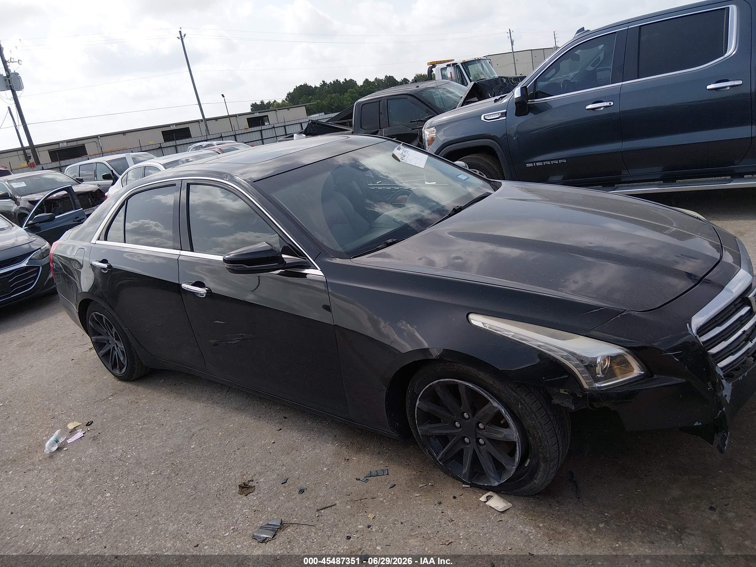 2015 Cadillac Cts Standard Black vin: 1G6AP5SX9F0140664