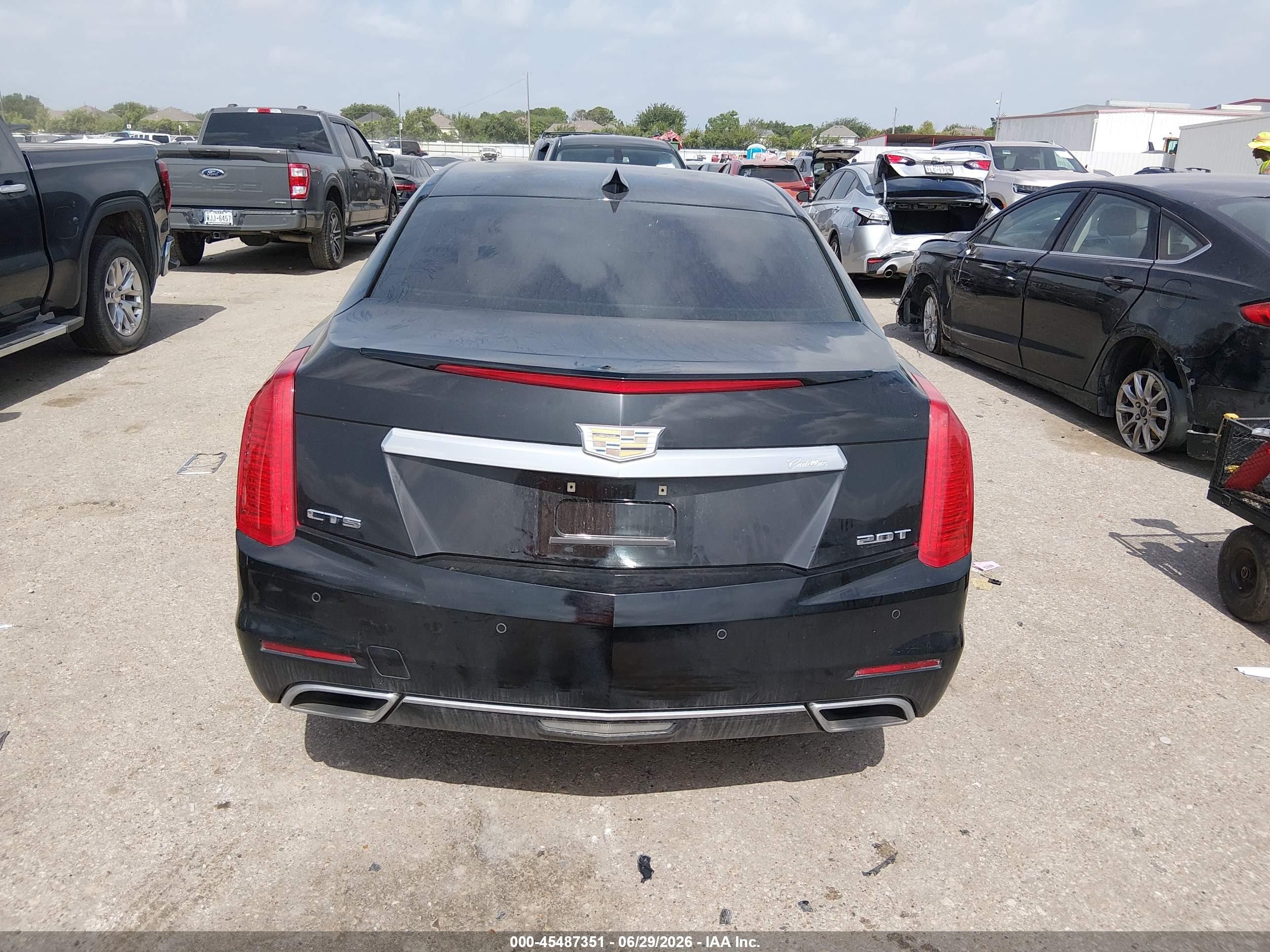 2015 Cadillac Cts Standard Black vin: 1G6AP5SX9F0140664