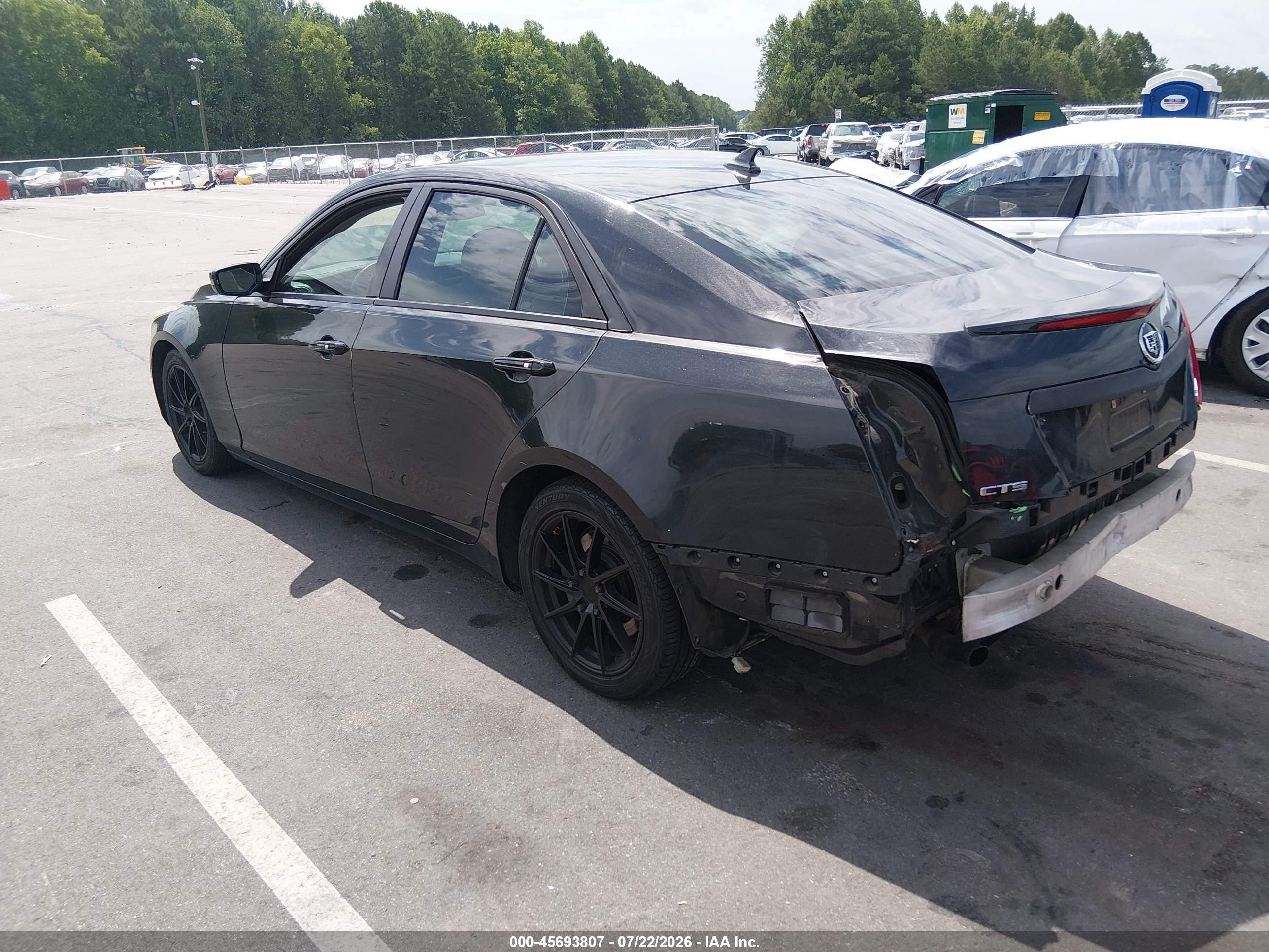 2014 Cadillac Cts Standard Black vin: 1G6AP5SXXE0123290