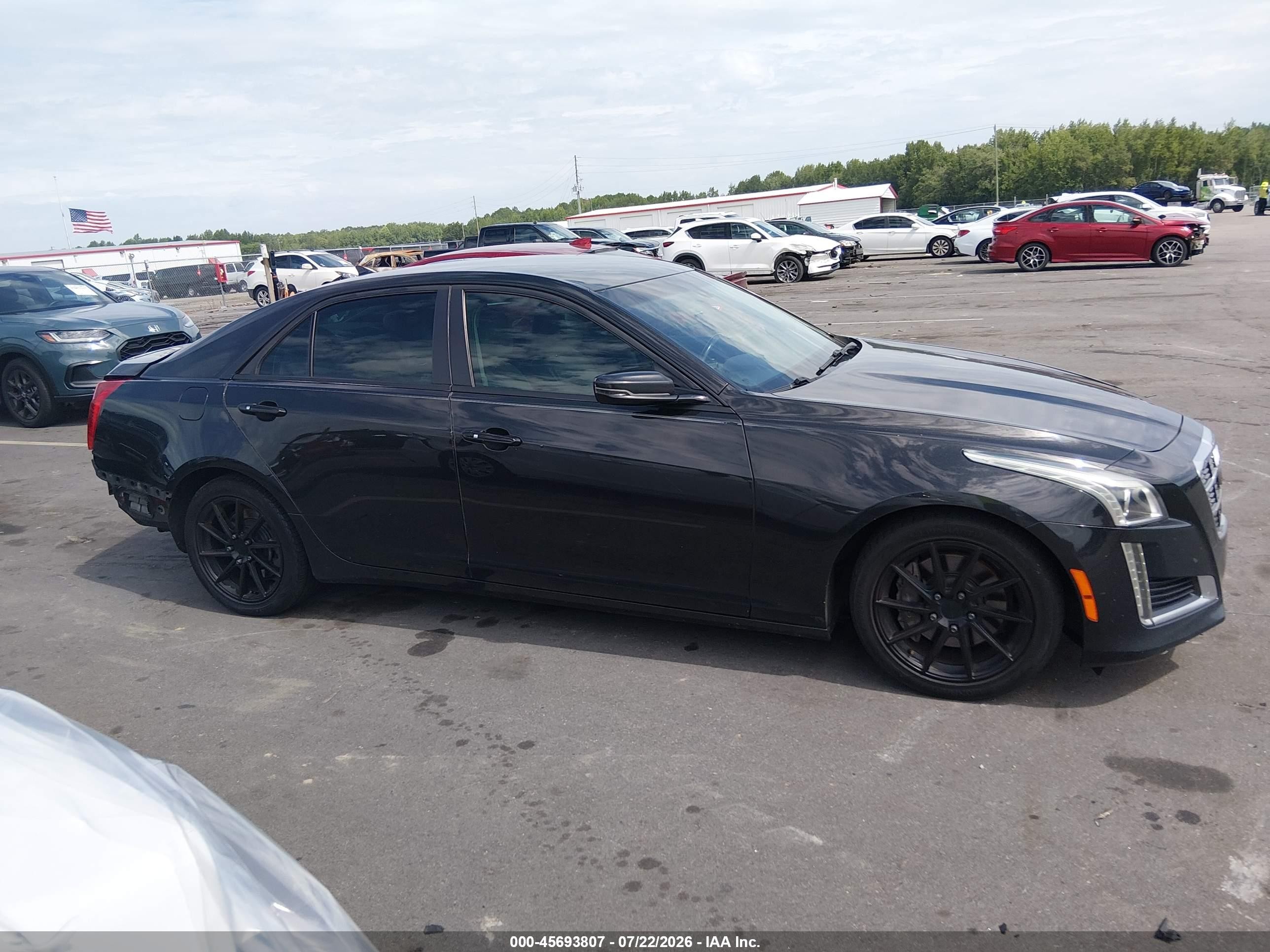 2014 Cadillac Cts Standard Black vin: 1G6AP5SXXE0123290