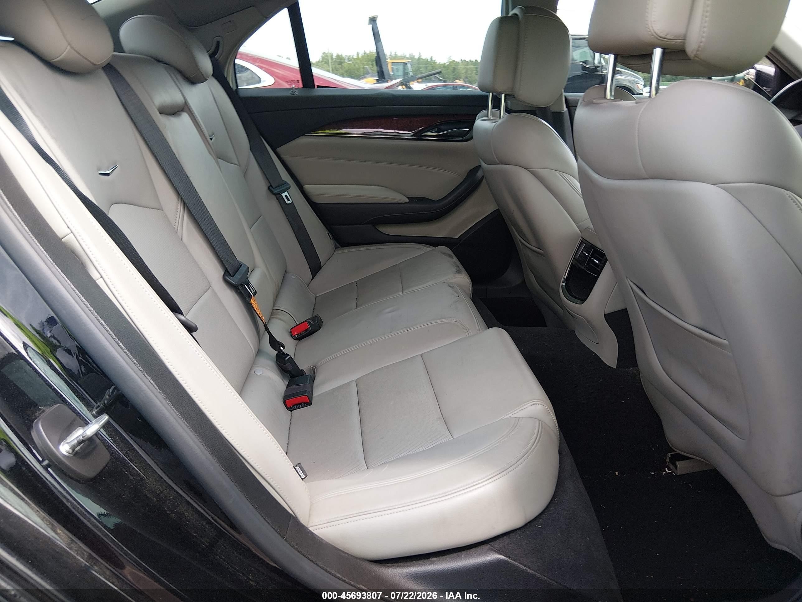 2014 Cadillac Cts Standard Black vin: 1G6AP5SXXE0123290