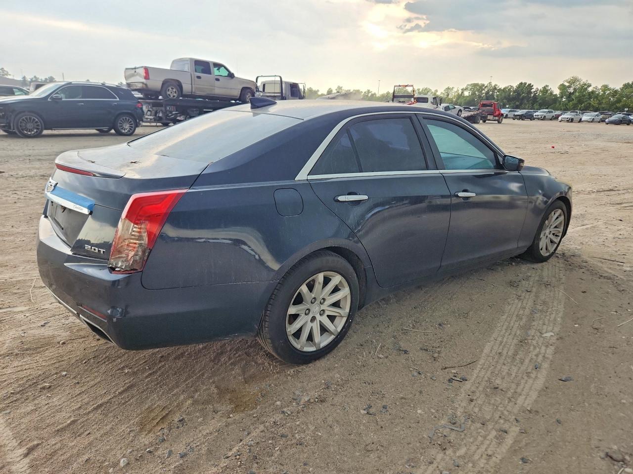 2015 Cadillac Cts Blue vin: 1G6AP5SXXF0119709