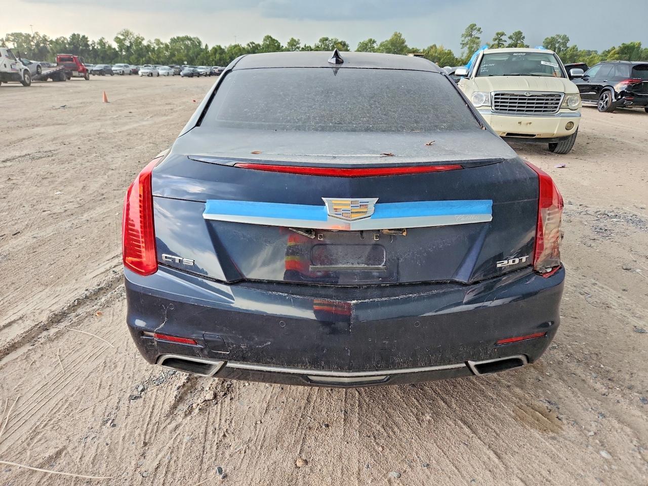 2015 Cadillac Cts Blue vin: 1G6AP5SXXF0119709