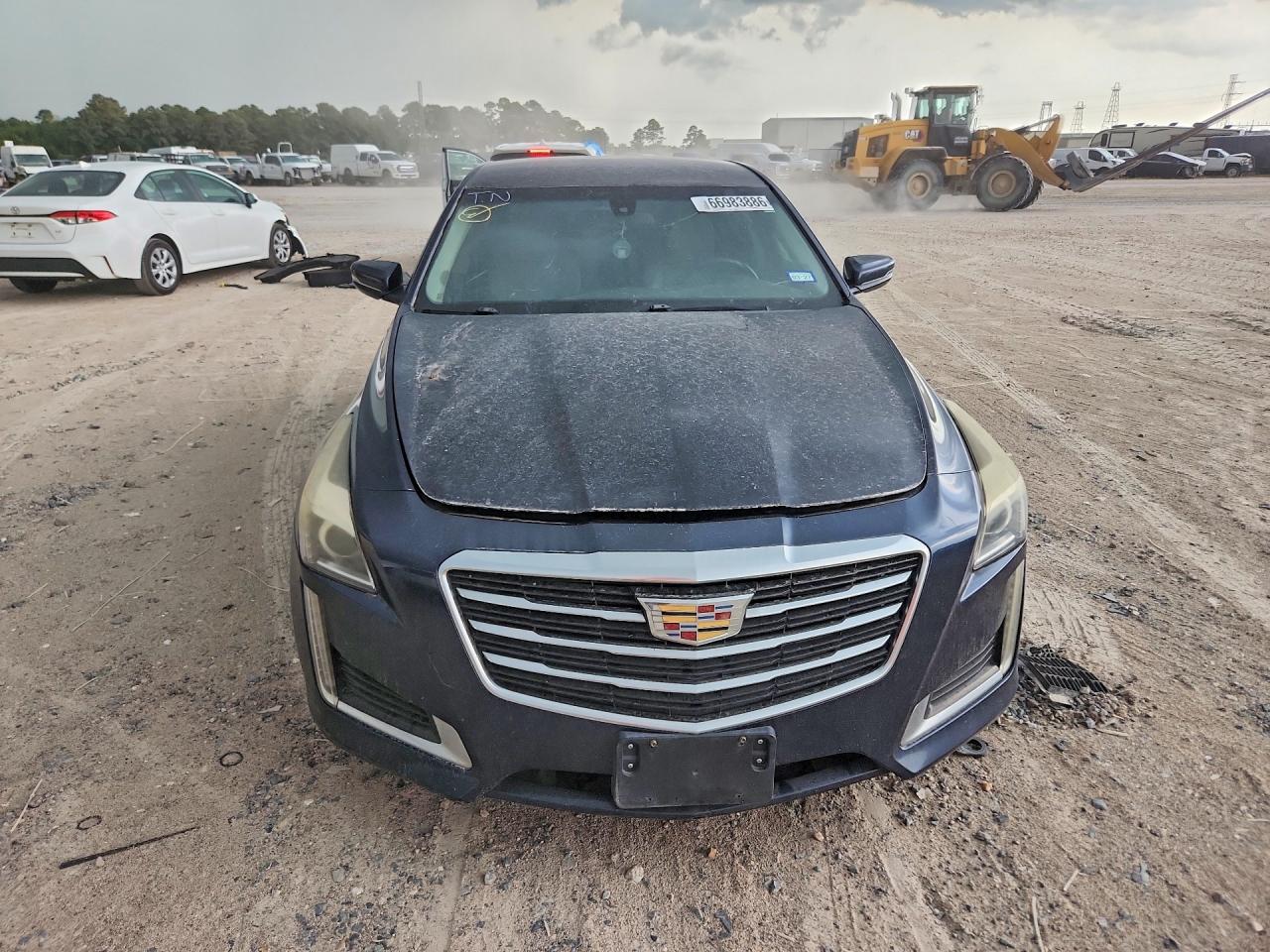 2015 Cadillac Cts Blue vin: 1G6AP5SXXF0119709