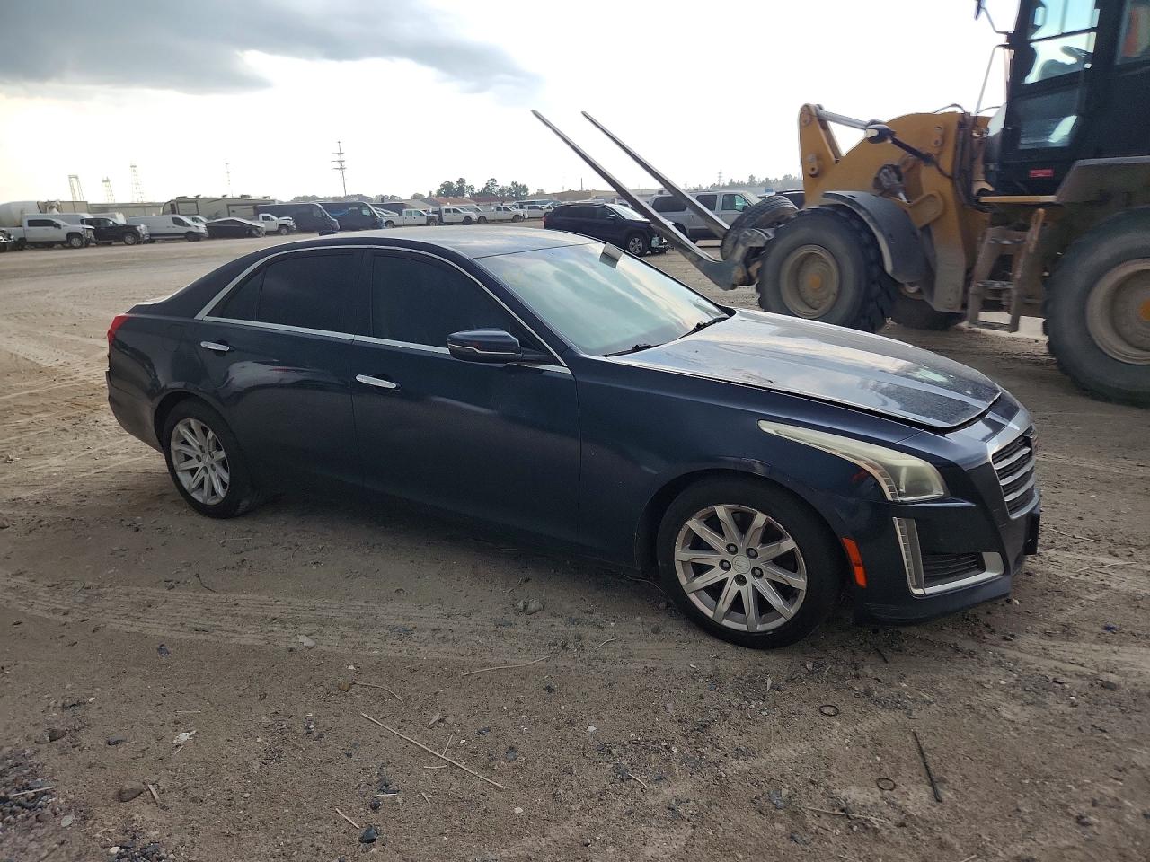 2015 Cadillac Cts Blue vin: 1G6AP5SXXF0119709