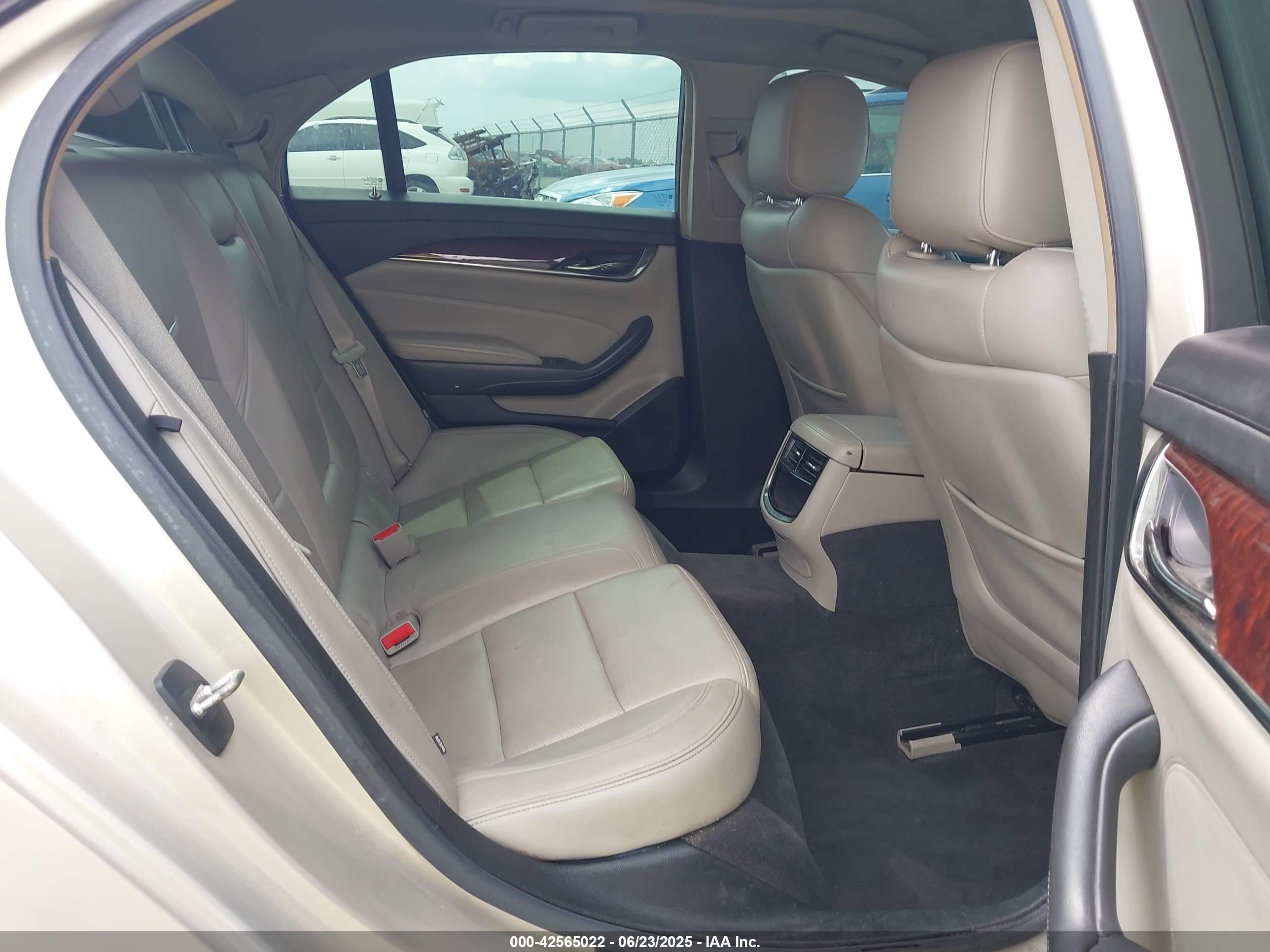 2015 Cadillac Cts Standard Beige vin: 1G6AP5SXXF0139443