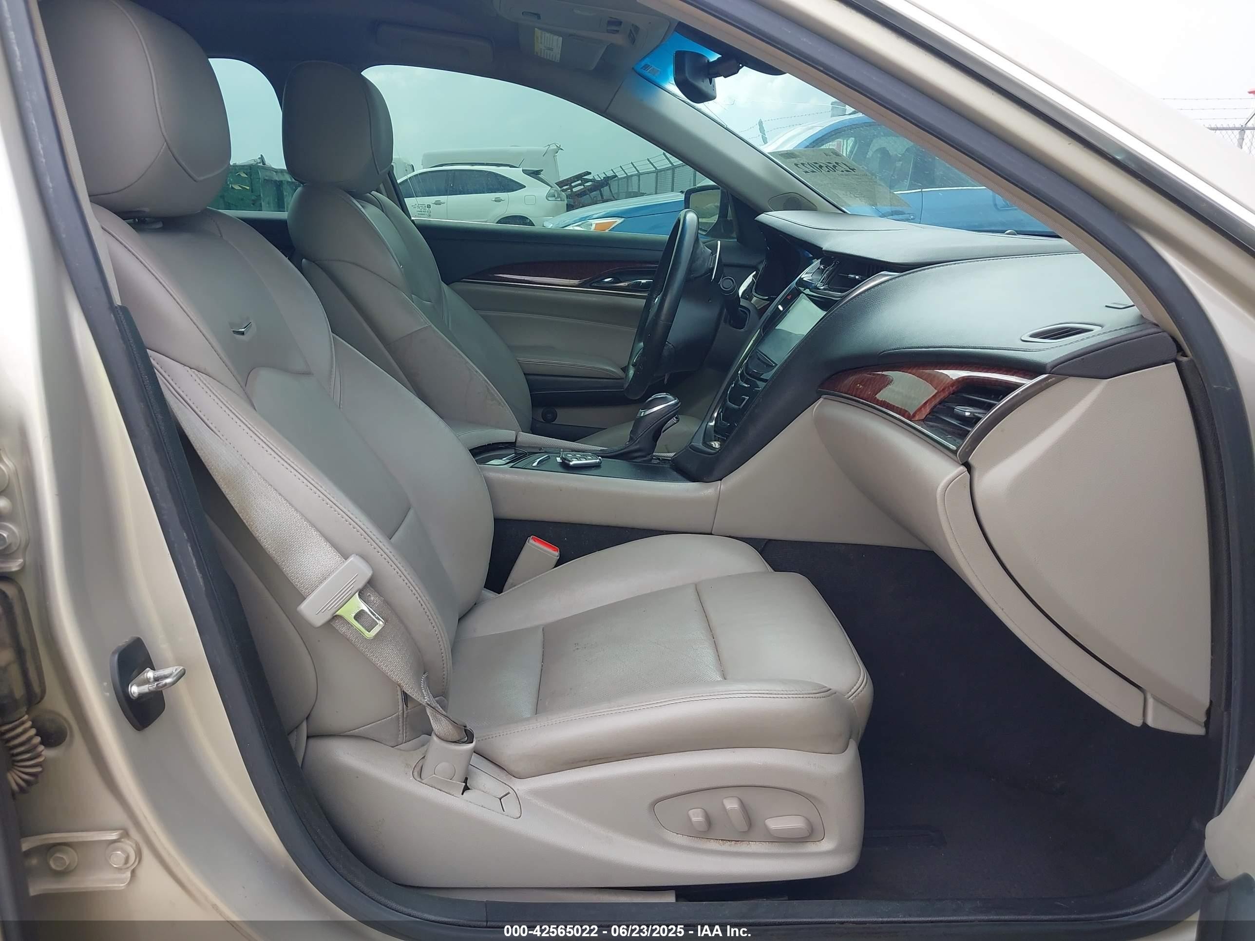 2015 Cadillac Cts Standard Beige vin: 1G6AP5SXXF0139443