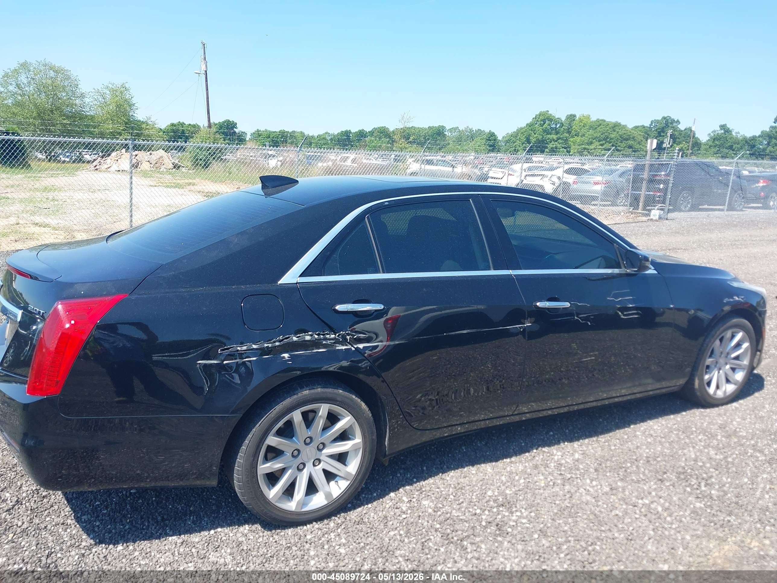 2016 Cadillac Cts Standard Черный vin: 1G6AP5SXXG0109991
