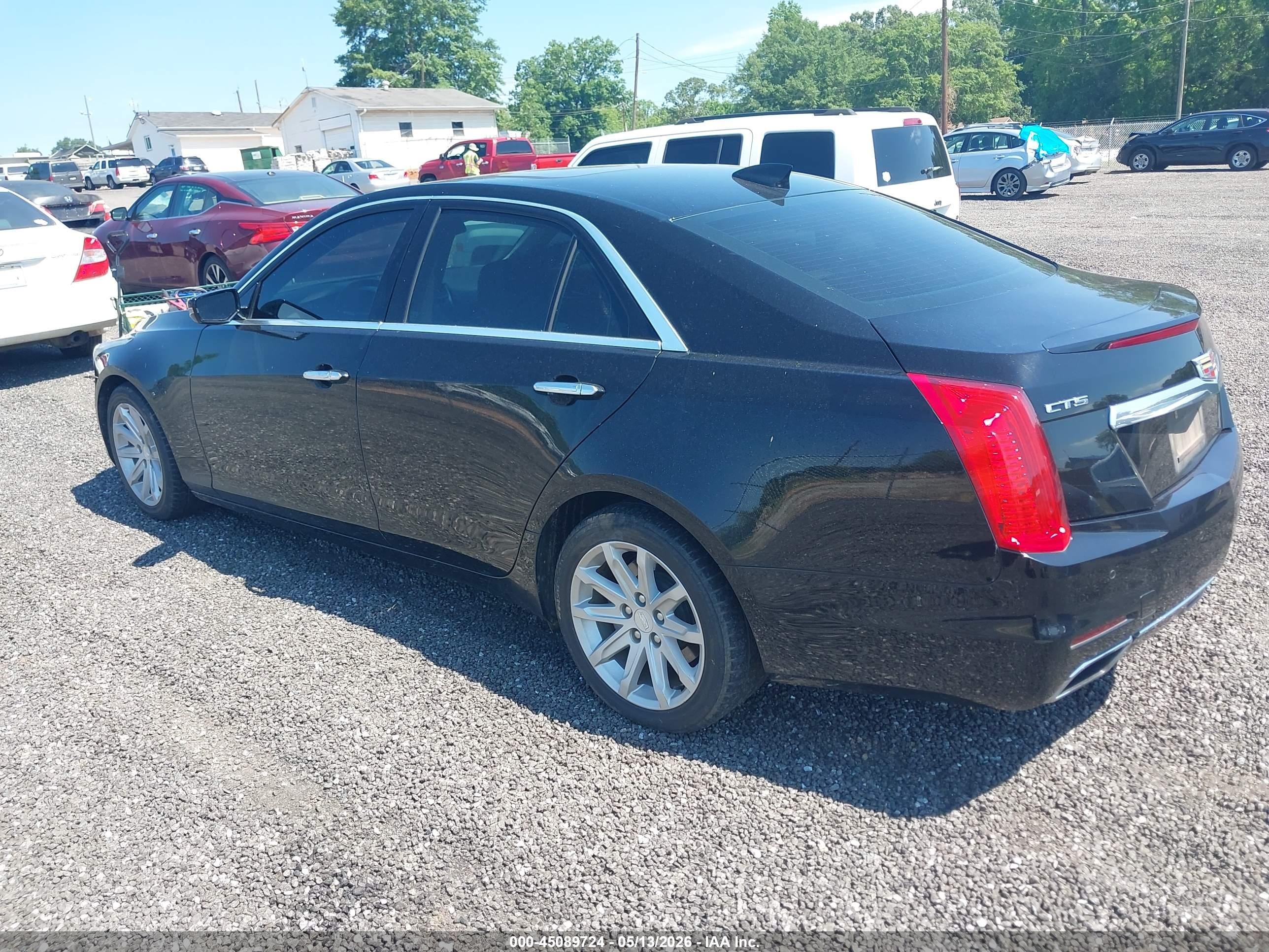 2016 Cadillac Cts Standard Черный vin: 1G6AP5SXXG0109991