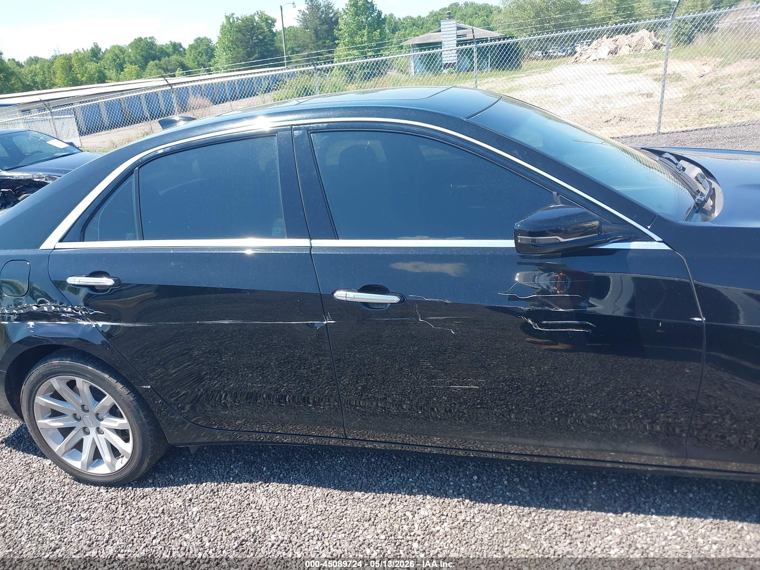 2016 Cadillac Cts Standard Черный vin: 1G6AP5SXXG0109991