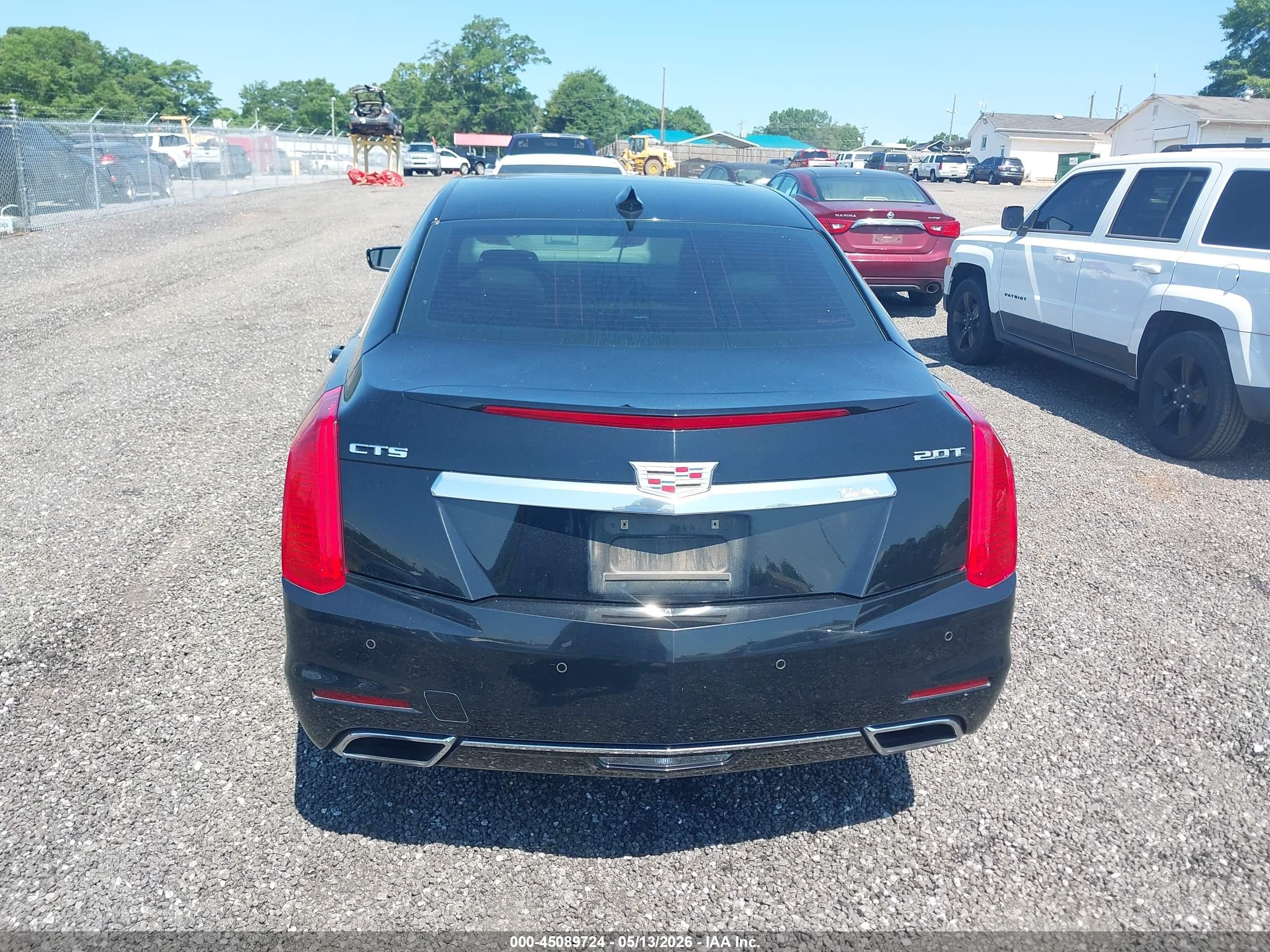 2016 Cadillac Cts Standard Черный vin: 1G6AP5SXXG0109991