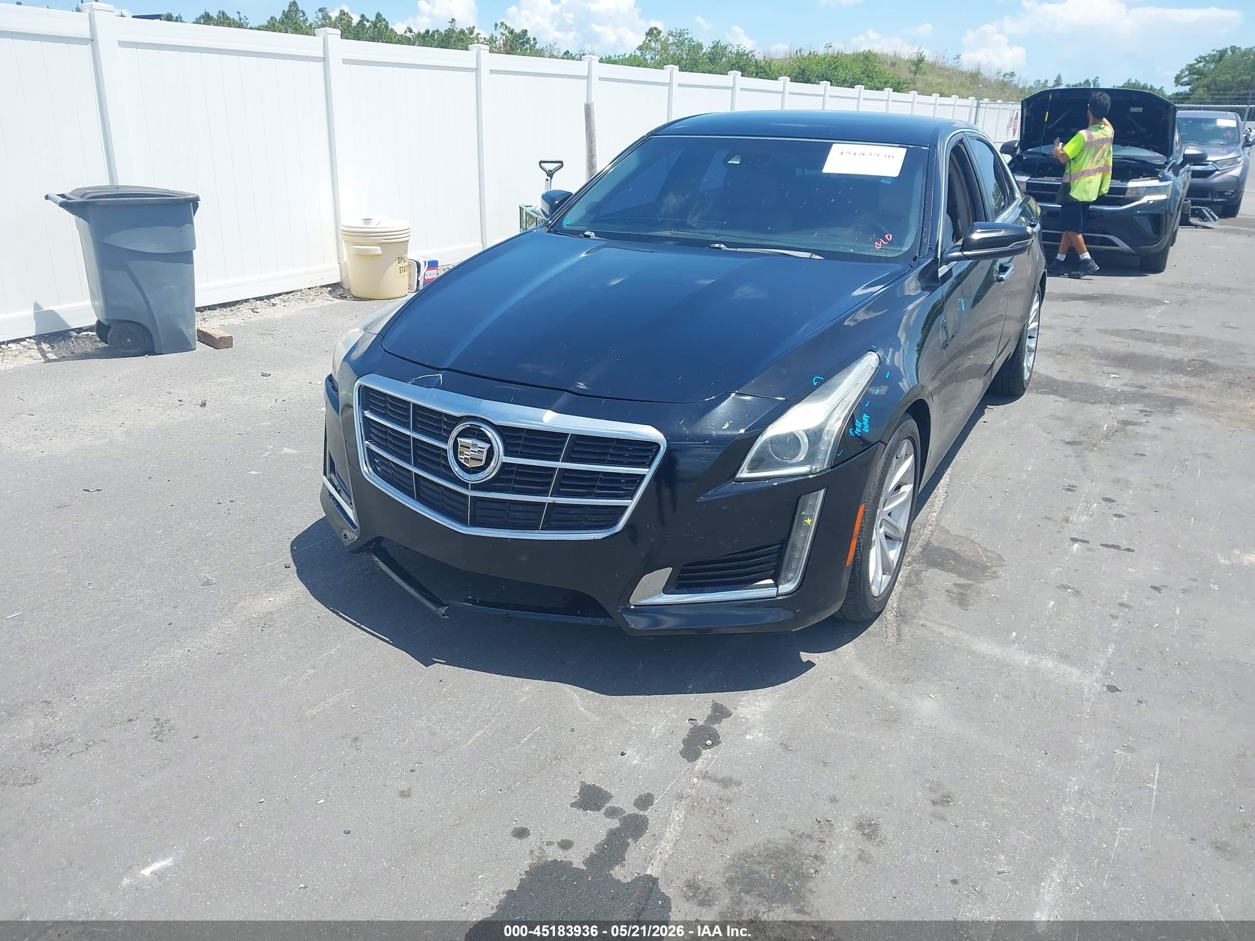 2014 Cadillac Cts Luxury Black vin: 1G6AR5S30E0158542