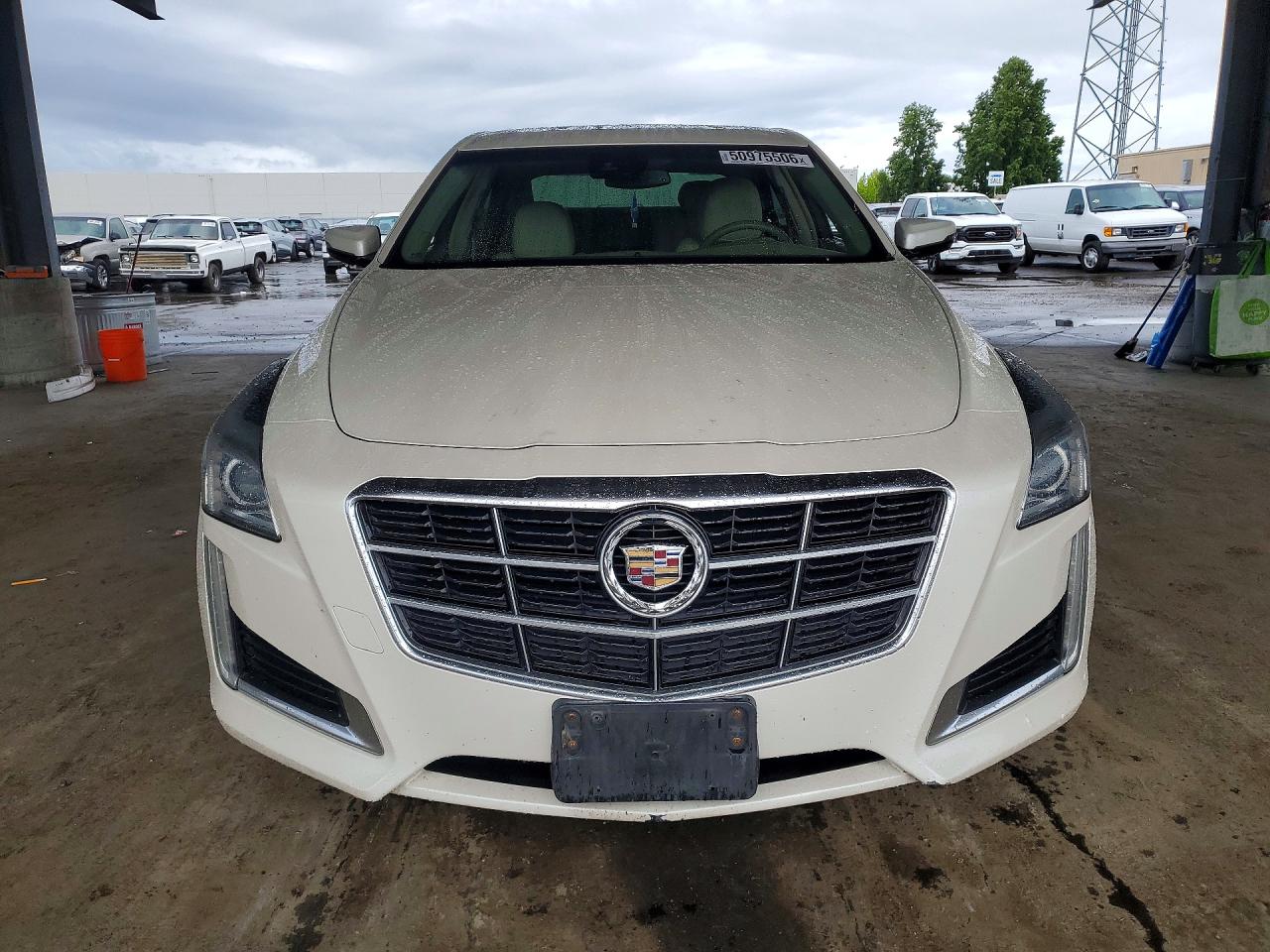 2014 Cadillac Cts Luxury Collection Cream vin: 1G6AR5S30E0177253