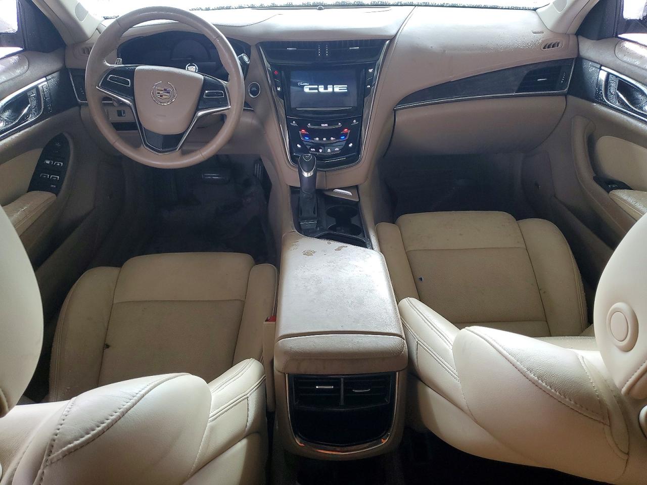 2014 Cadillac Cts Luxury Collection Cream vin: 1G6AR5S30E0177253