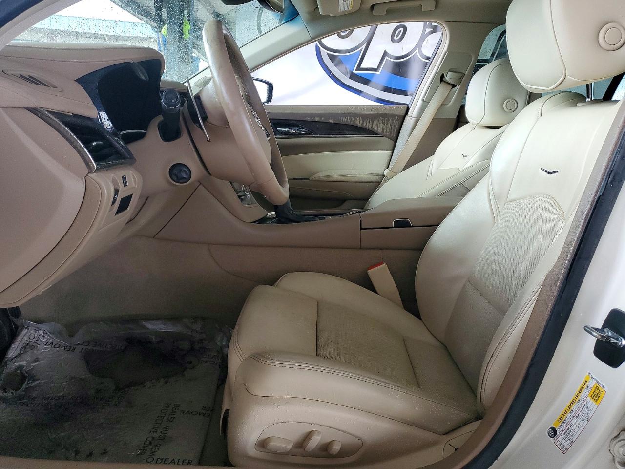 2014 Cadillac Cts Luxury Collection Cream vin: 1G6AR5S30E0177253