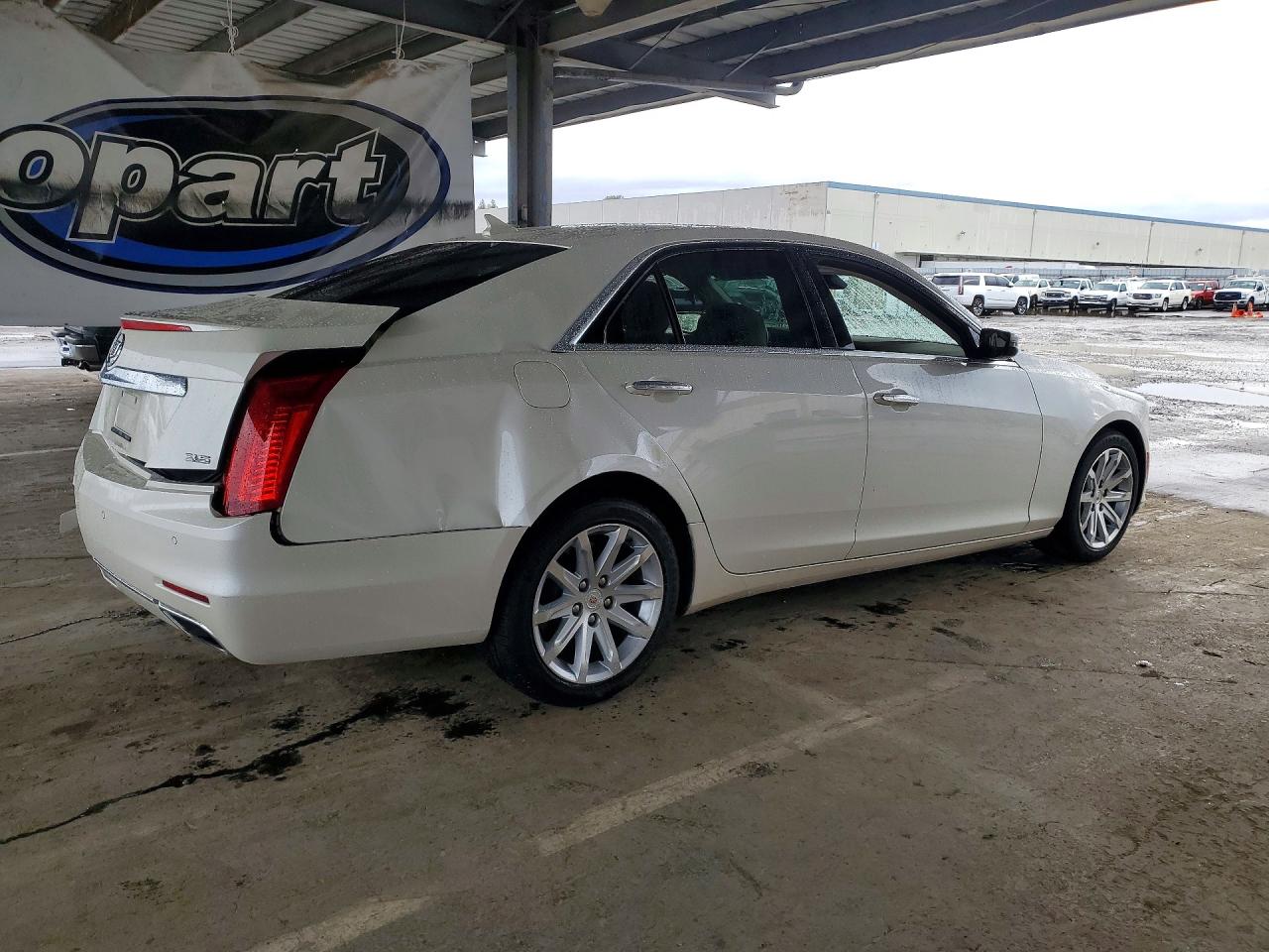 2014 Cadillac Cts Luxury Collection Cream vin: 1G6AR5S30E0177253