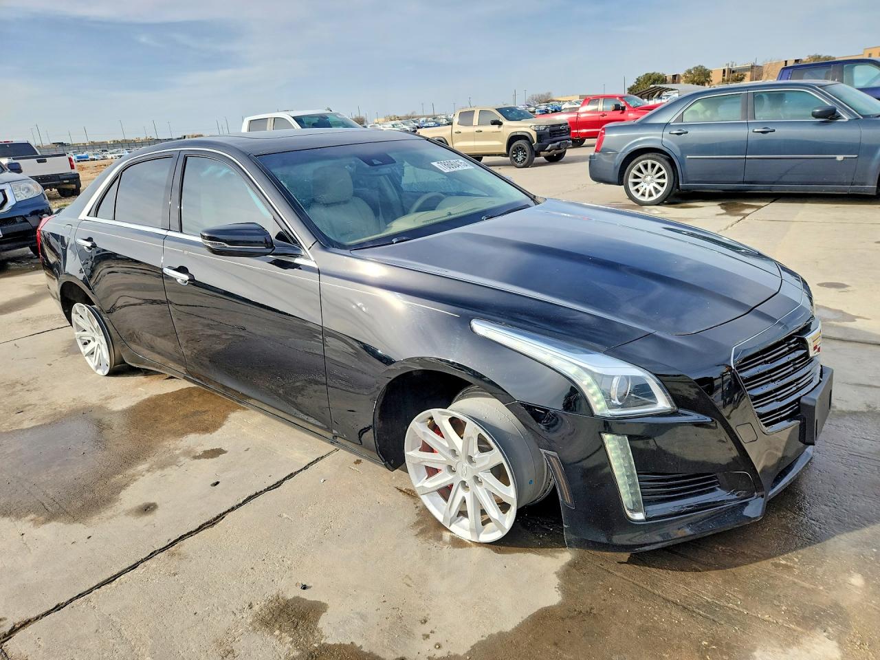 2015 Cadillac Cts Luxury Collection Black vin: 1G6AR5S30F0131858