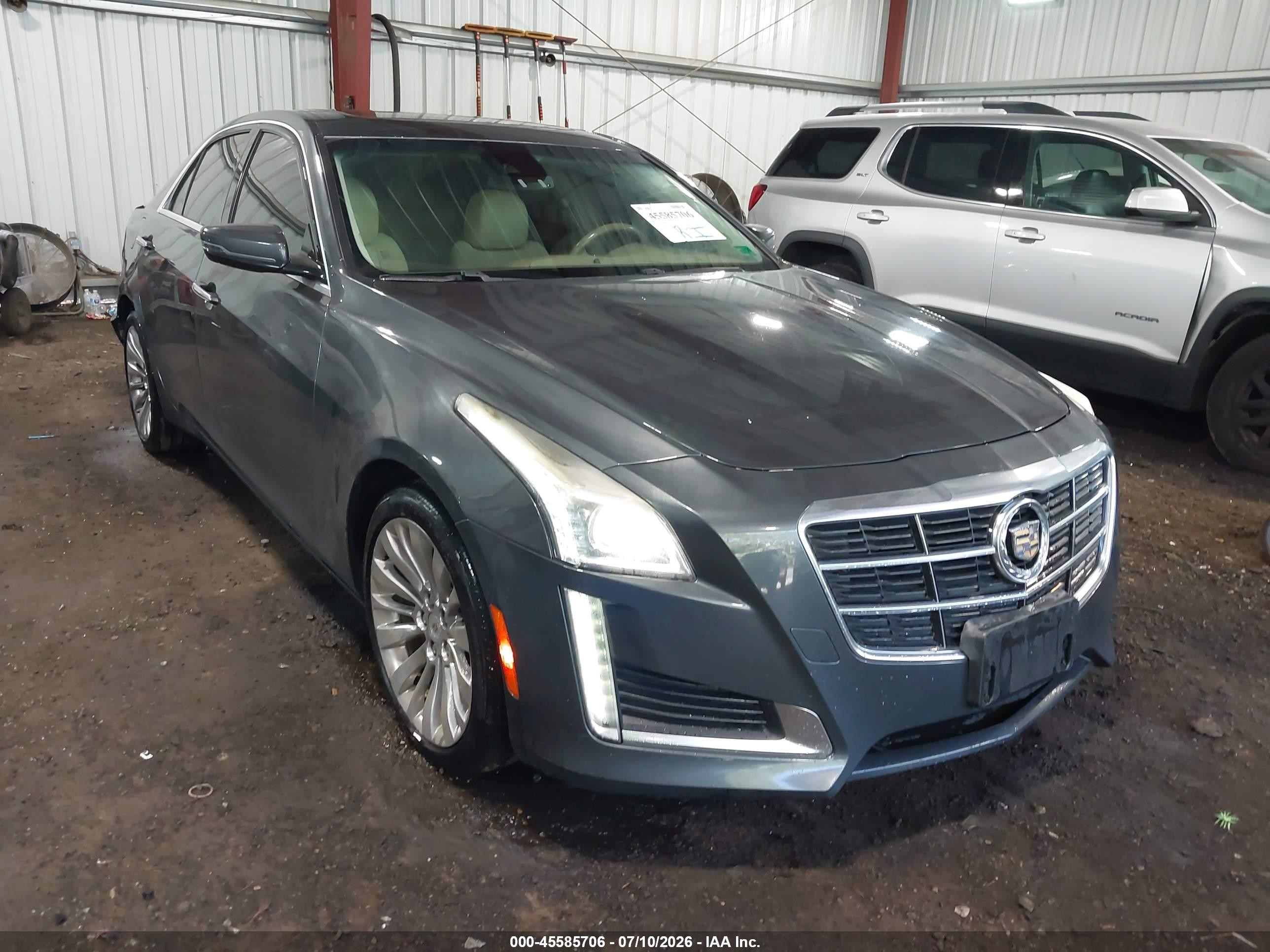 2014 Cadillac Cts Luxury Blue vin: 1G6AR5S31E0146951