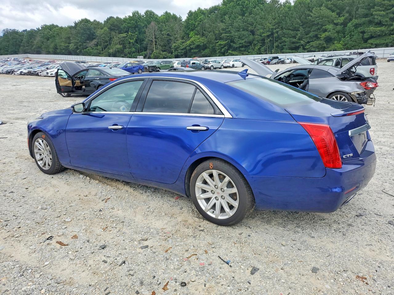 2014 Cadillac Cts Luxury Collection Blue vin: 1G6AR5S34E0151349
