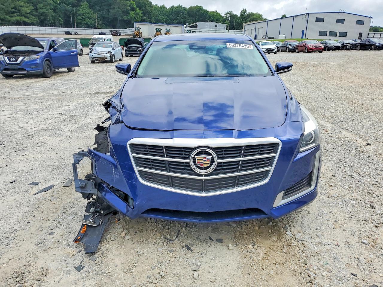 2014 Cadillac Cts Luxury Collection Blue vin: 1G6AR5S34E0151349