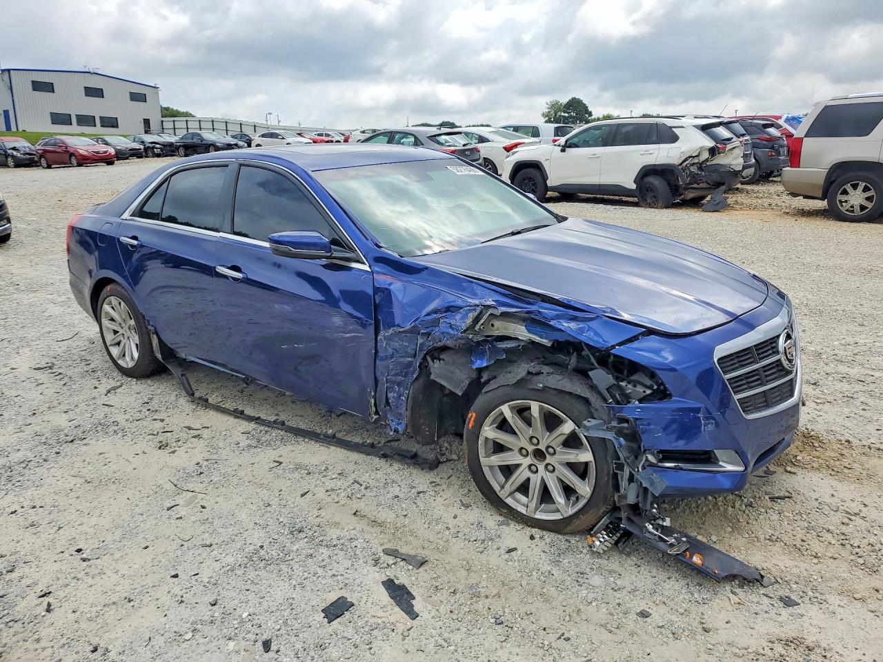 2014 Cadillac Cts Luxury Collection Blue vin: 1G6AR5S34E0151349