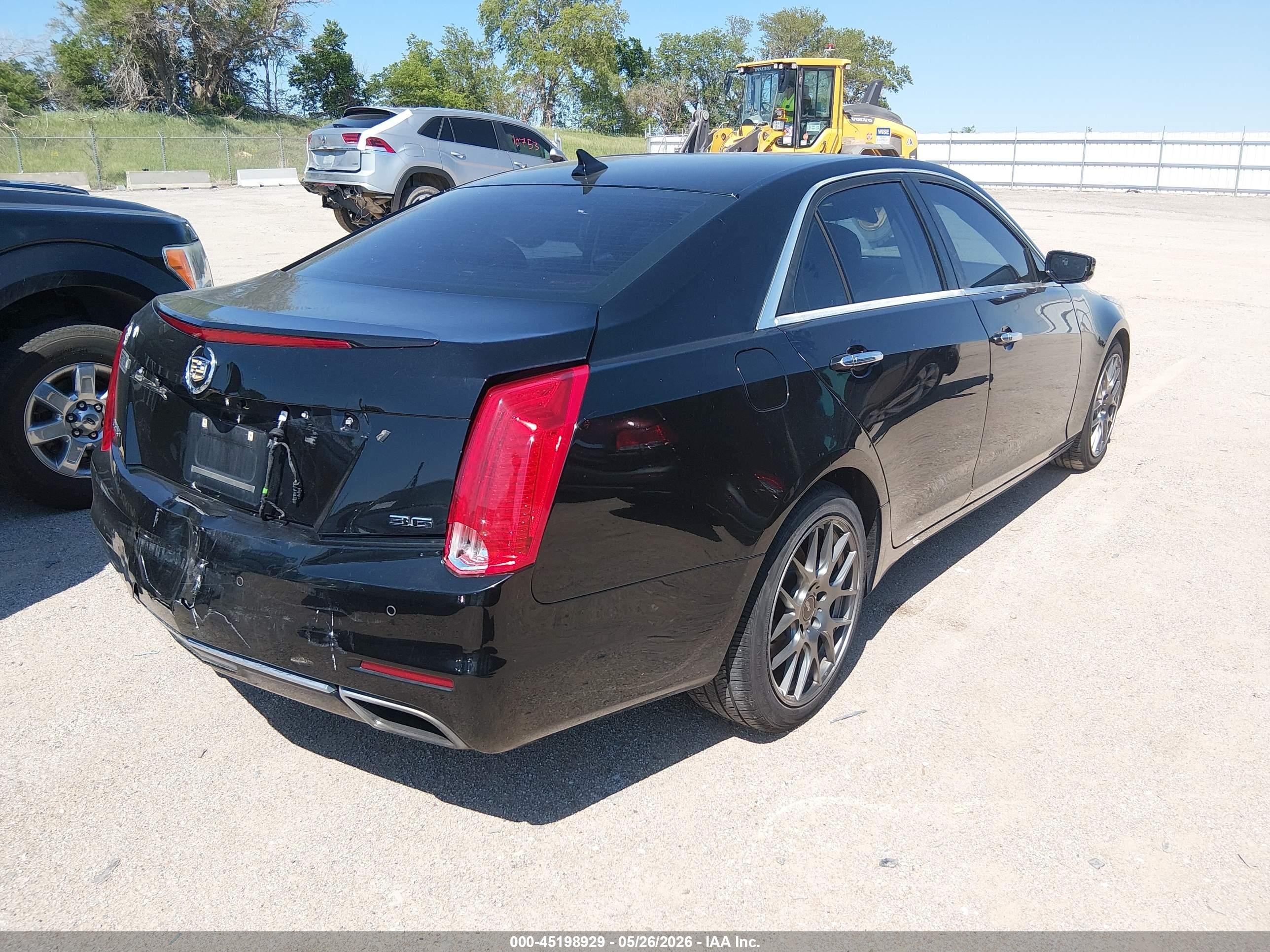 2014 Cadillac Cts Luxury Black vin: 1G6AR5S35E0119882