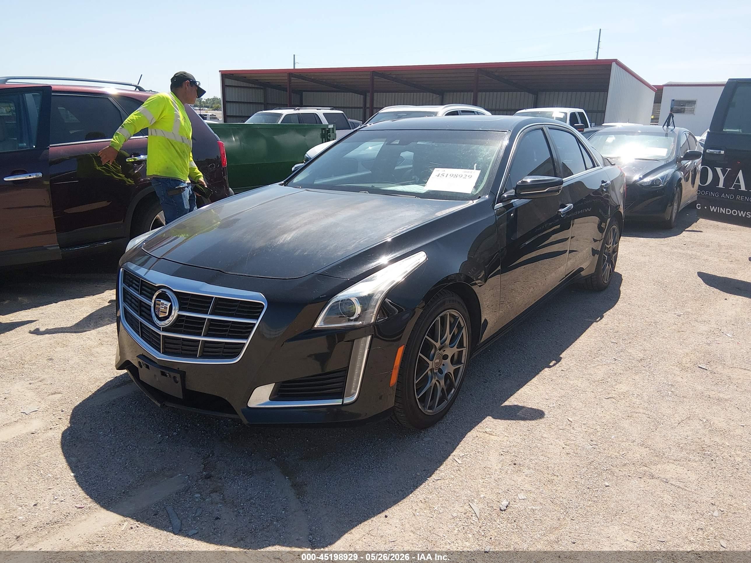 2014 Cadillac Cts Luxury Black vin: 1G6AR5S35E0119882