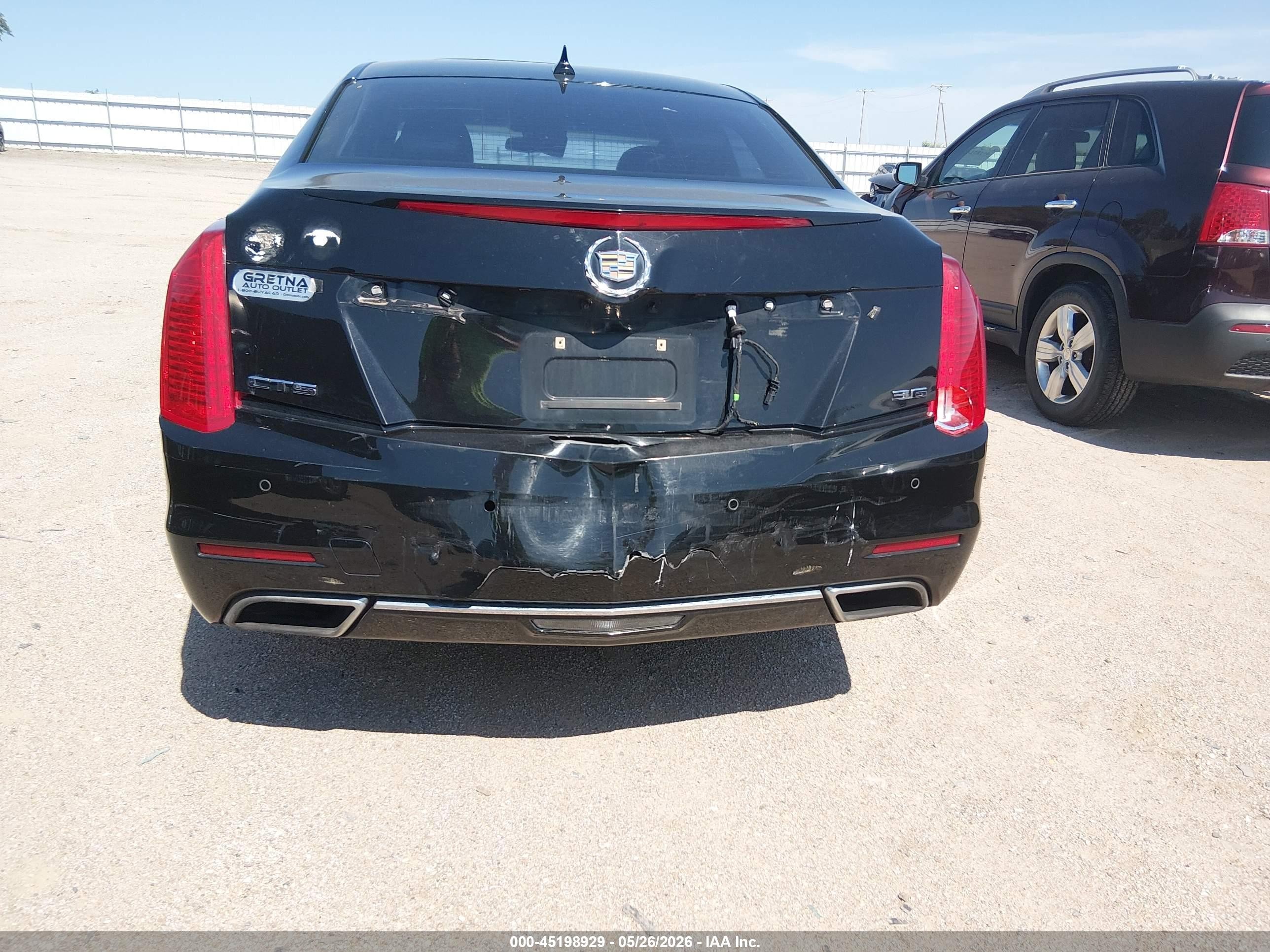 2014 Cadillac Cts Luxury Black vin: 1G6AR5S35E0119882