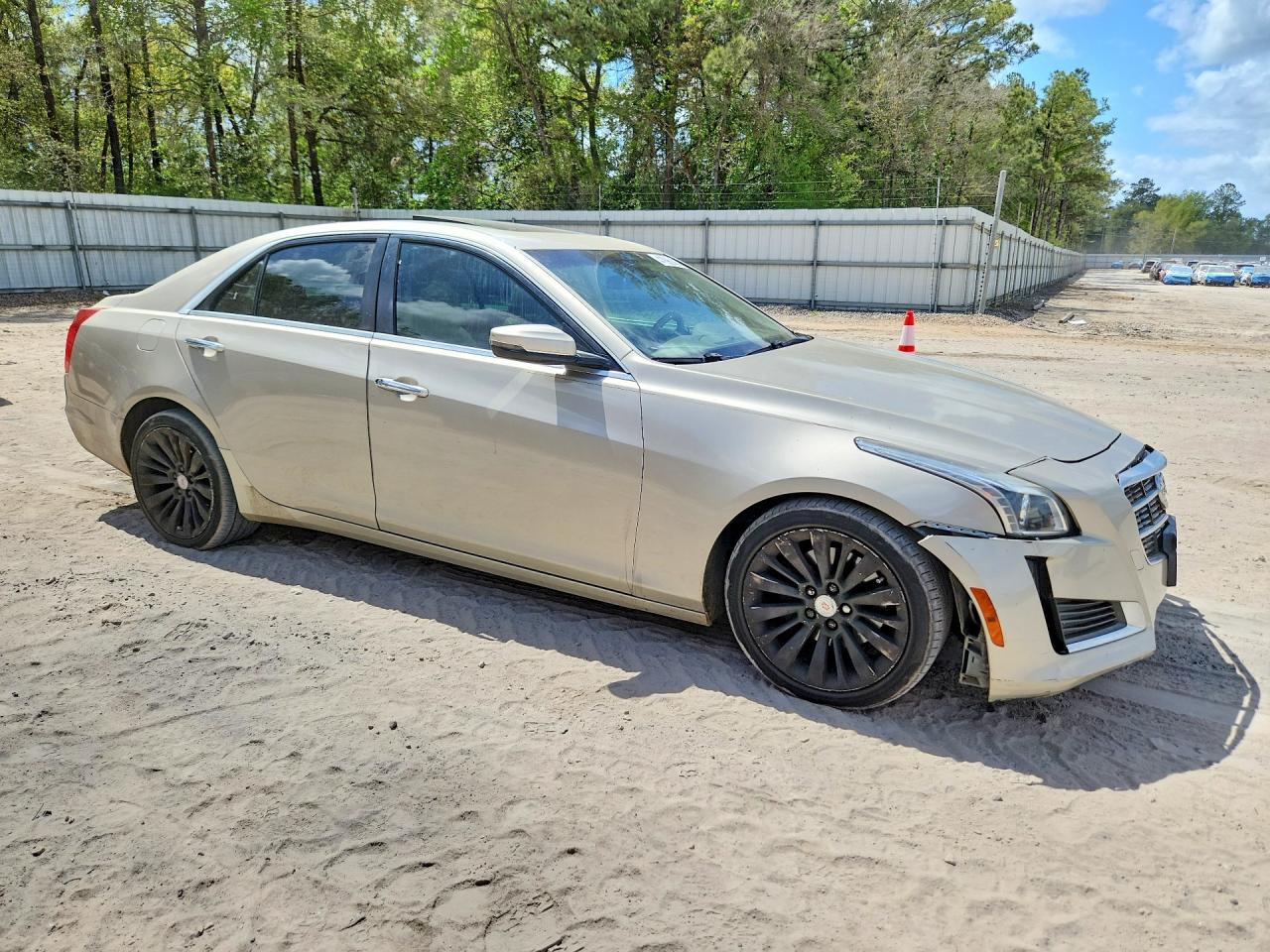 2014 Cadillac Cts Luxury Collection Gold vin: 1G6AR5S35E0130106