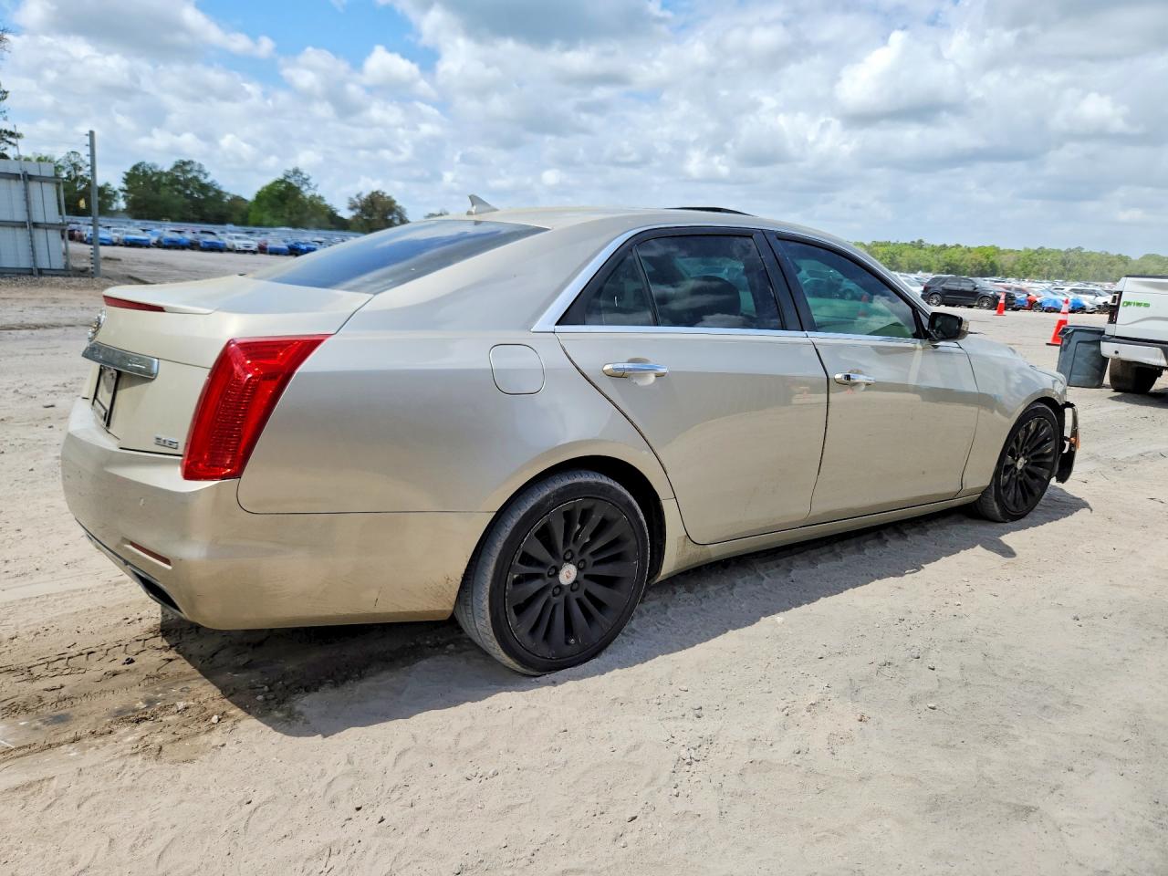 2014 Cadillac Cts Luxury Collection Gold vin: 1G6AR5S35E0130106