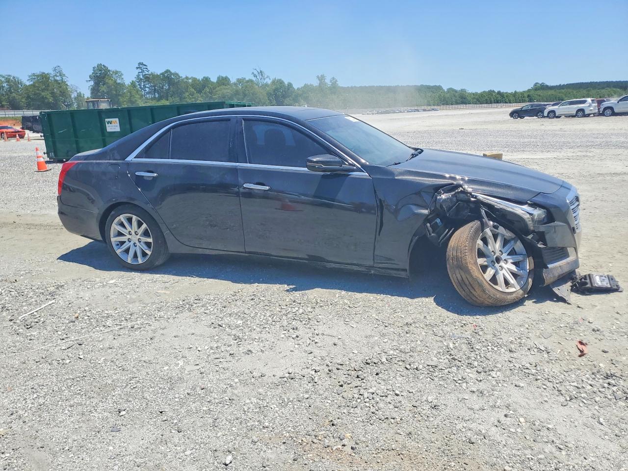 2015 Cadillac Cts Luxury Collection Black vin: 1G6AR5S35F0137090